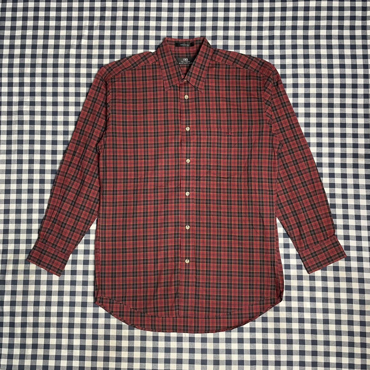 Balenciaga × Vintage Balenciaga Pour Homme Vintage Shirt Size US L / EU 52-54 / 3 - 1 Thumbnail