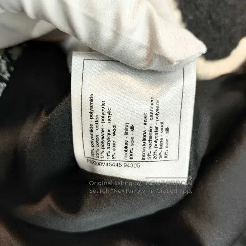 Chanel Chanel Snow series black and white-bordered tweed coat Size XS / US 0-2 / IT 36-38 - 8 Thumbnail