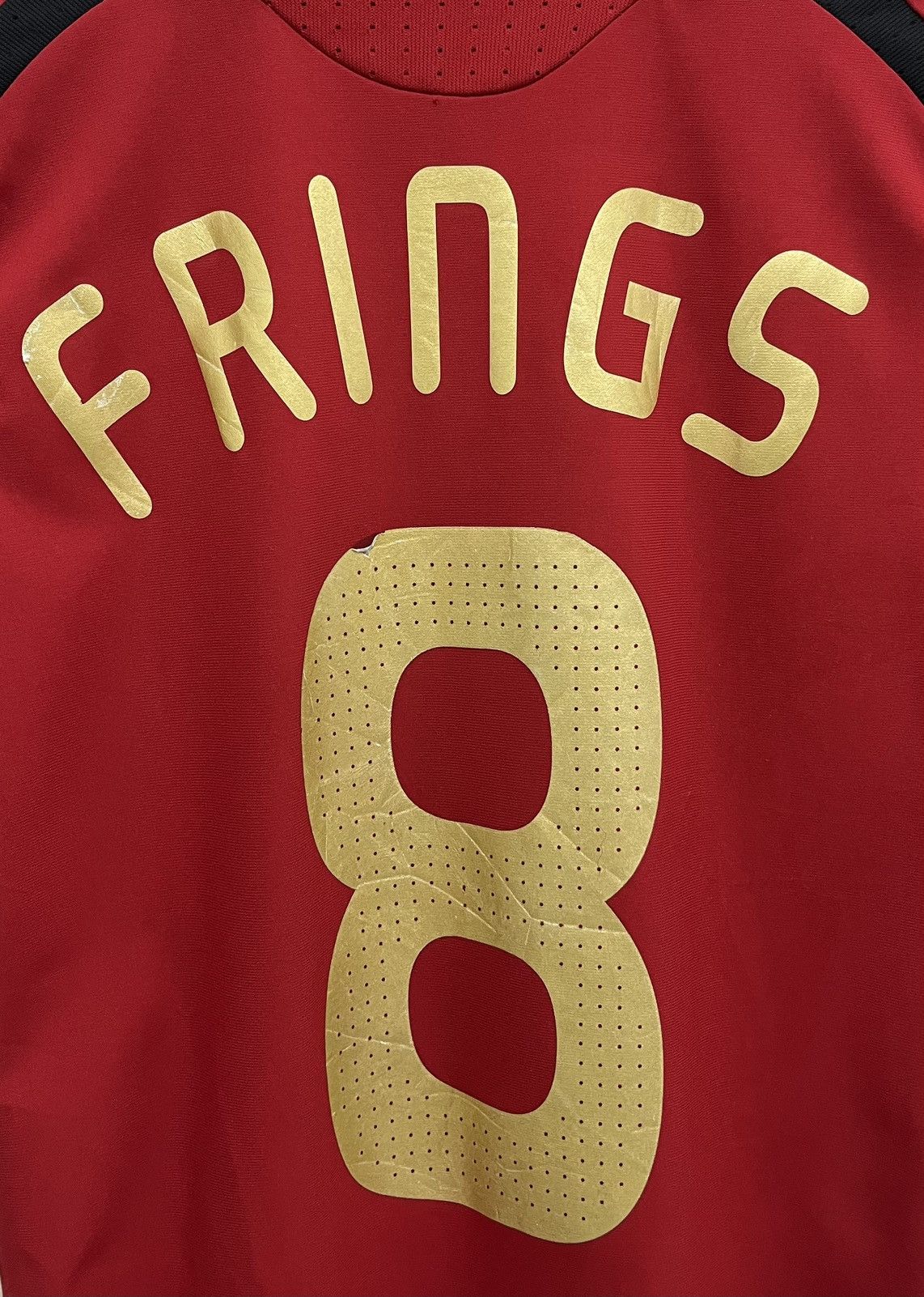 Adidas #8 FRINGS Germany 2008/09 Y2k Blokecore Football Shirt Away Size US S / EU 44-46 / 1 - 11 Thumbnail