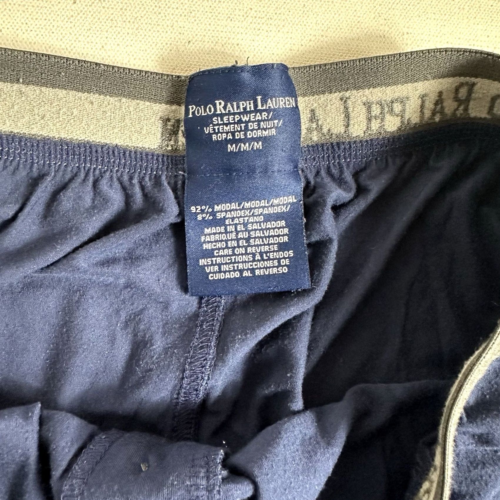 Polo Ralph Lauren POLO Ralph Lauren Sweat Pants Pajama Blue Mens M Fleece Cotton Sleepwear Casual Relaxed Fit Pants Size US M / EU 48-50 / 2 - 8 Thumbnail