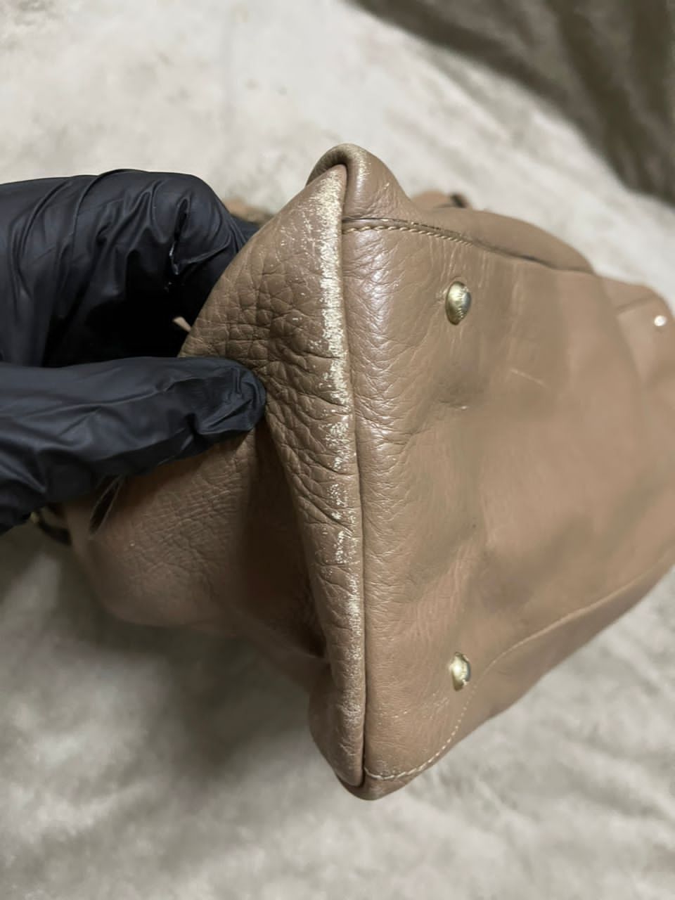Max Mara Max Mara Brown Leather Shoulder Bags Size ONE SIZE - 10 Thumbnail