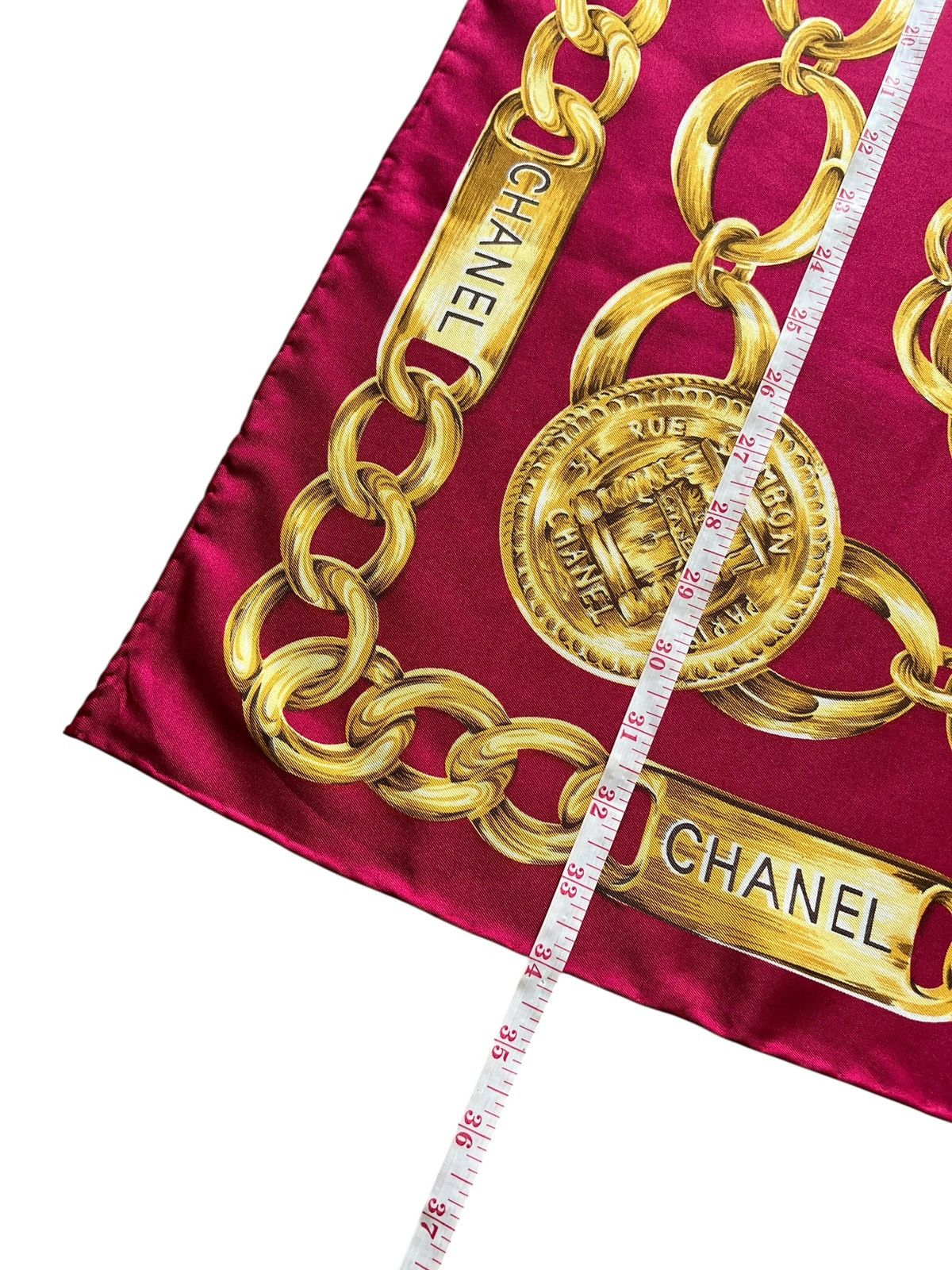 Chanel Vintage Chanel Silk Scarf Size ONE SIZE - 23 Thumbnail