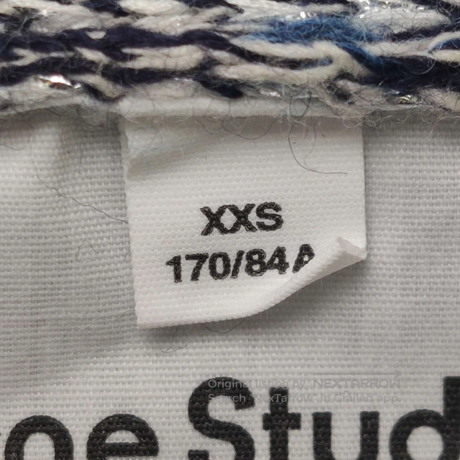 Acne Studios Acne Studios Purple Zigzag Turtleneck Sweater S. Size US XXS / EU 40 - 8 Thumbnail