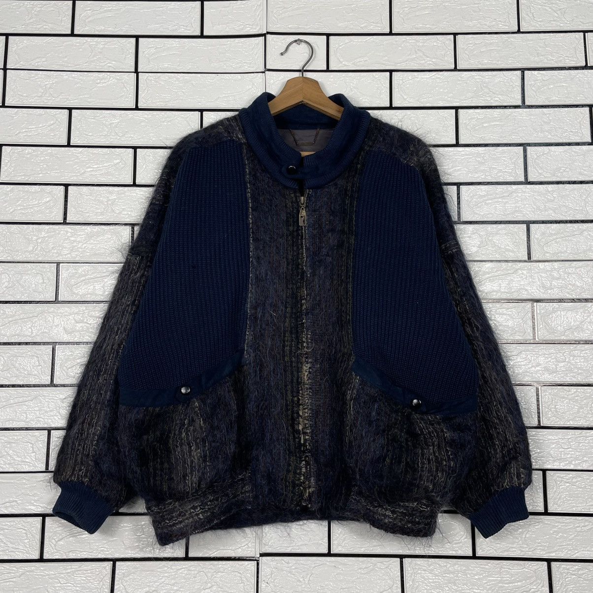 Lancel Lancel Paris Wool Bomber Jacket Size US L / EU 52-54 / 3 - 1 Thumbnail