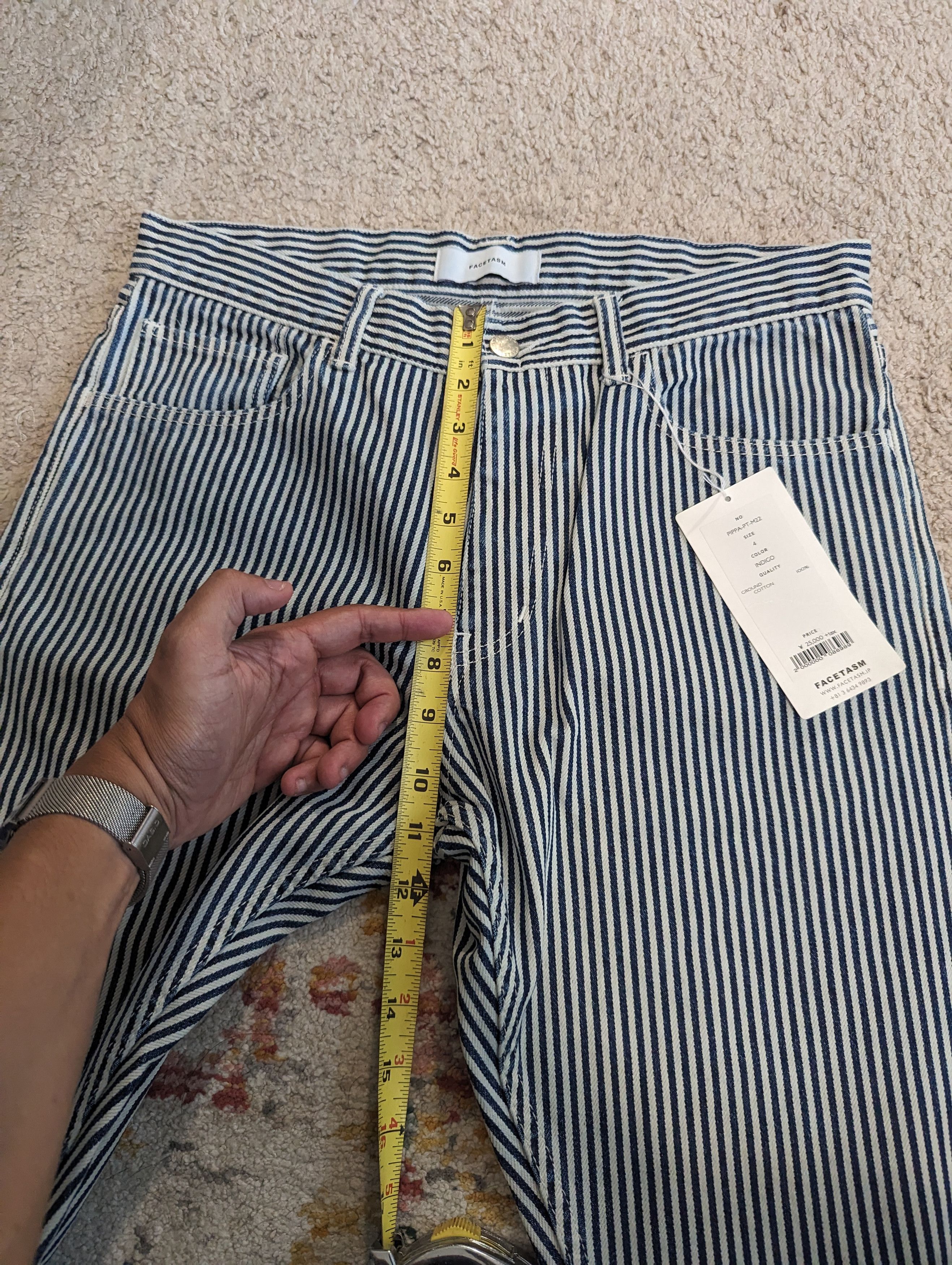 Facetasm Facetasm Hickory Stripe Jeans Size US 32 / EU 48 - 5 Thumbnail