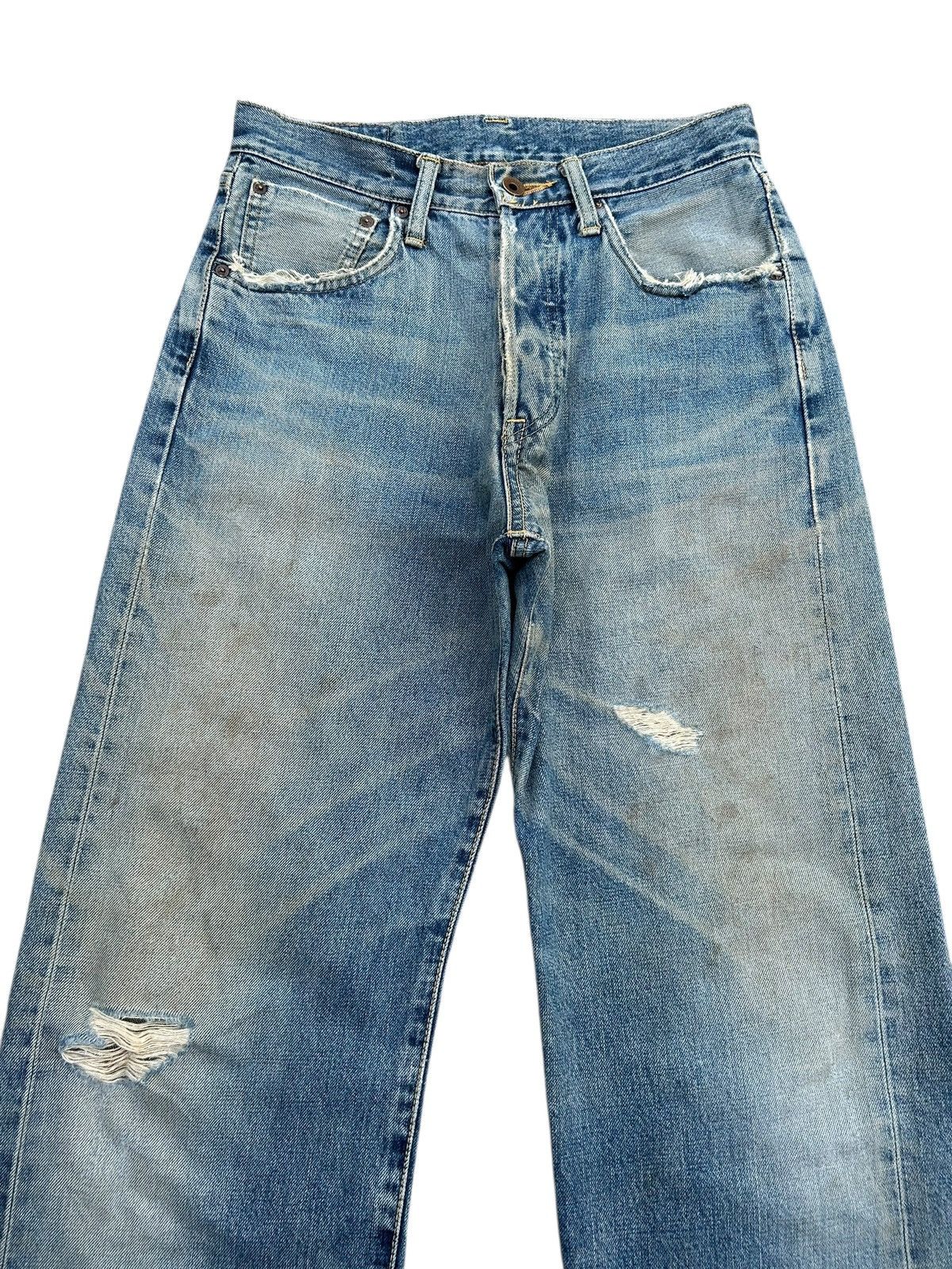 Kapital Vintage Edwin 505 Selvedge Baggy Distressed Dirty Denim Jean Size US 28 / EU 44 - 2 Thumbnail