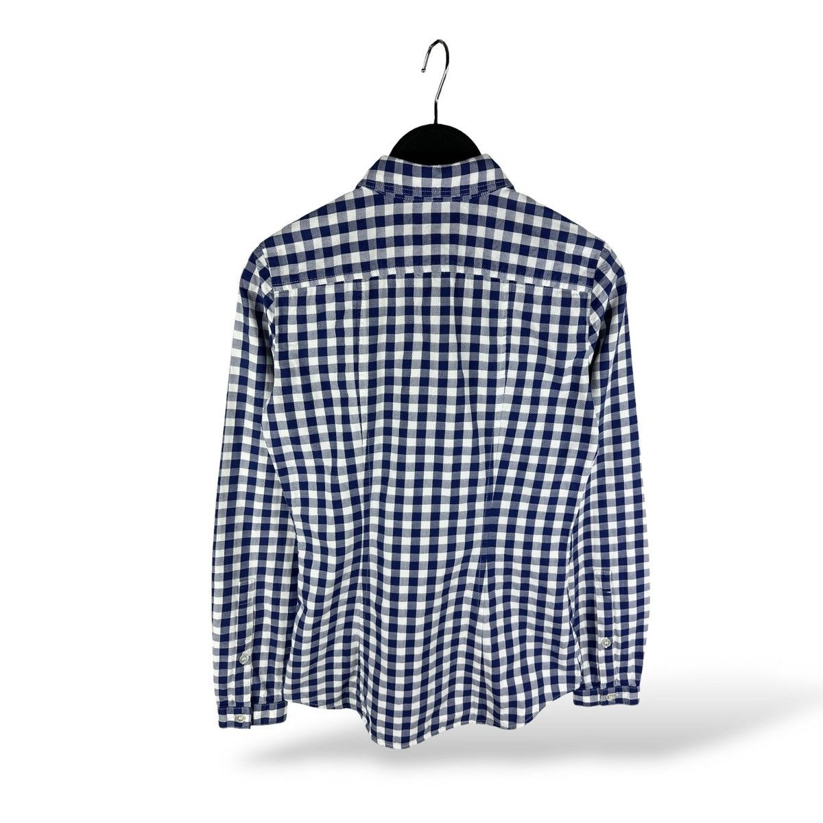 Burberry Burberry Brit Blue White Check Shirt Long Sleeve Women’s XXS Size XXS / US 00 / IT 34 - 12 Thumbnail