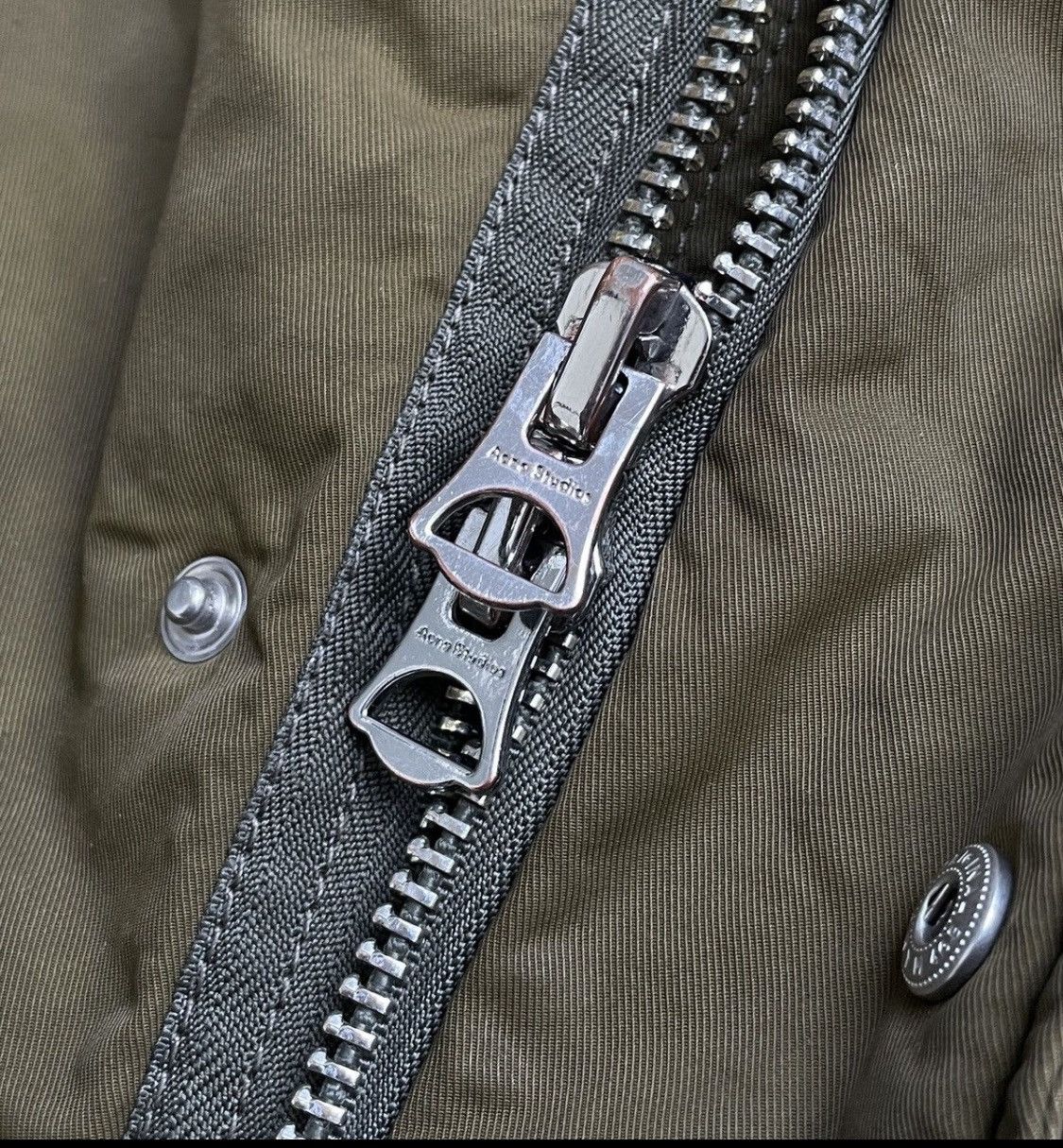 Acne Studios 🌹💫AW15 ACNE STUDIOS MONTREAL PARKA KHAKI DESIGNER Size US M / EU 48-50 / 2 - 21 Thumbnail