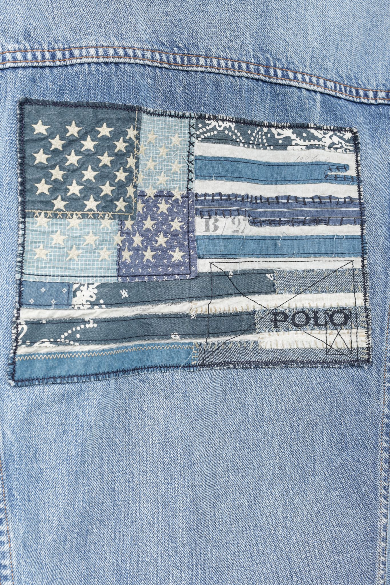 Denim & Supply Ralph Lauren × Polo Ralph Lauren Polo Denim & Supply Ralph Lauren Distressed Patch Jacket Size US L / EU 52-54 / 3 - 11 Thumbnail