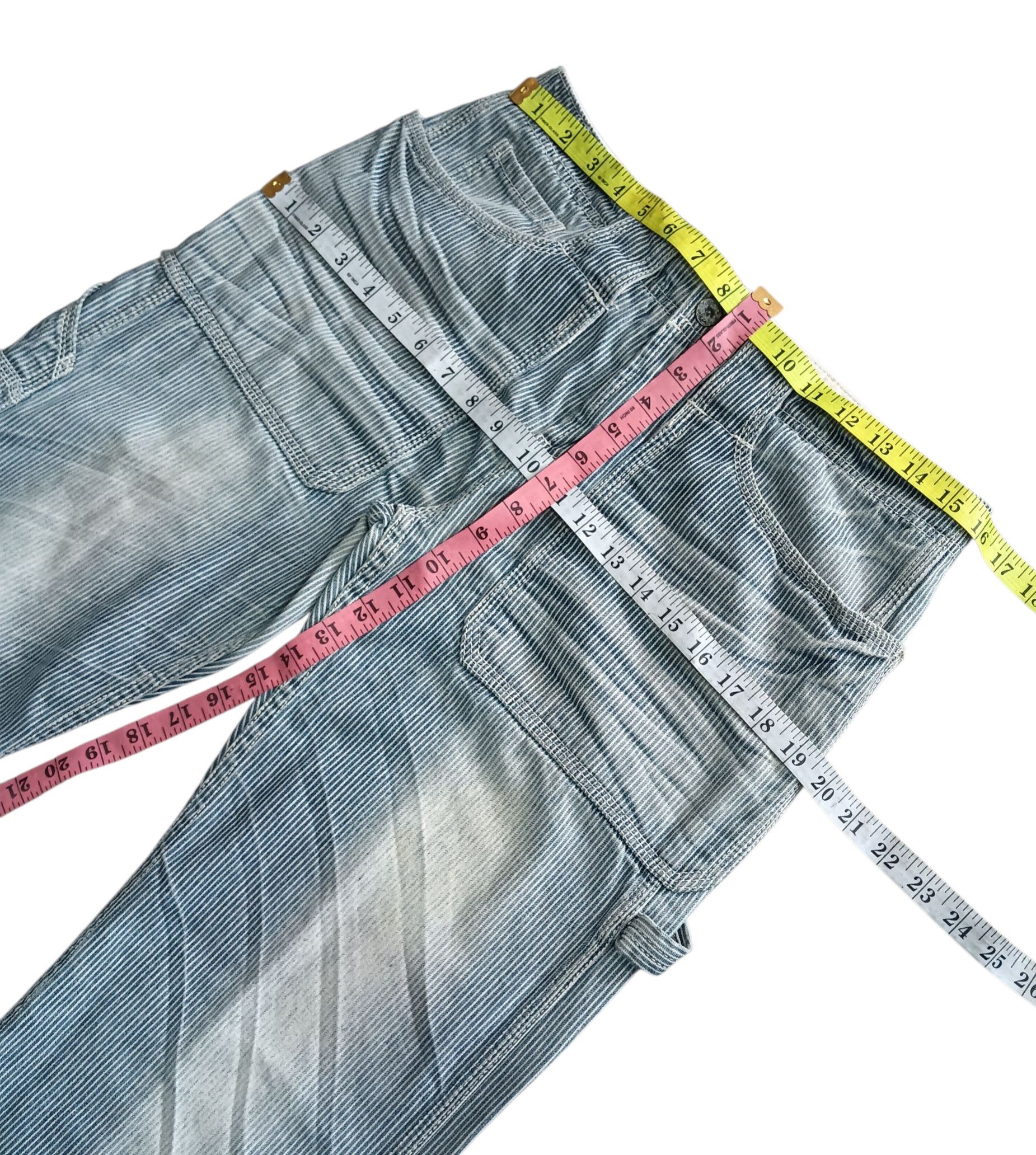 Other Distressed Carpenter Striped Jeans Size US 32 / EU 48 - 11 Thumbnail
