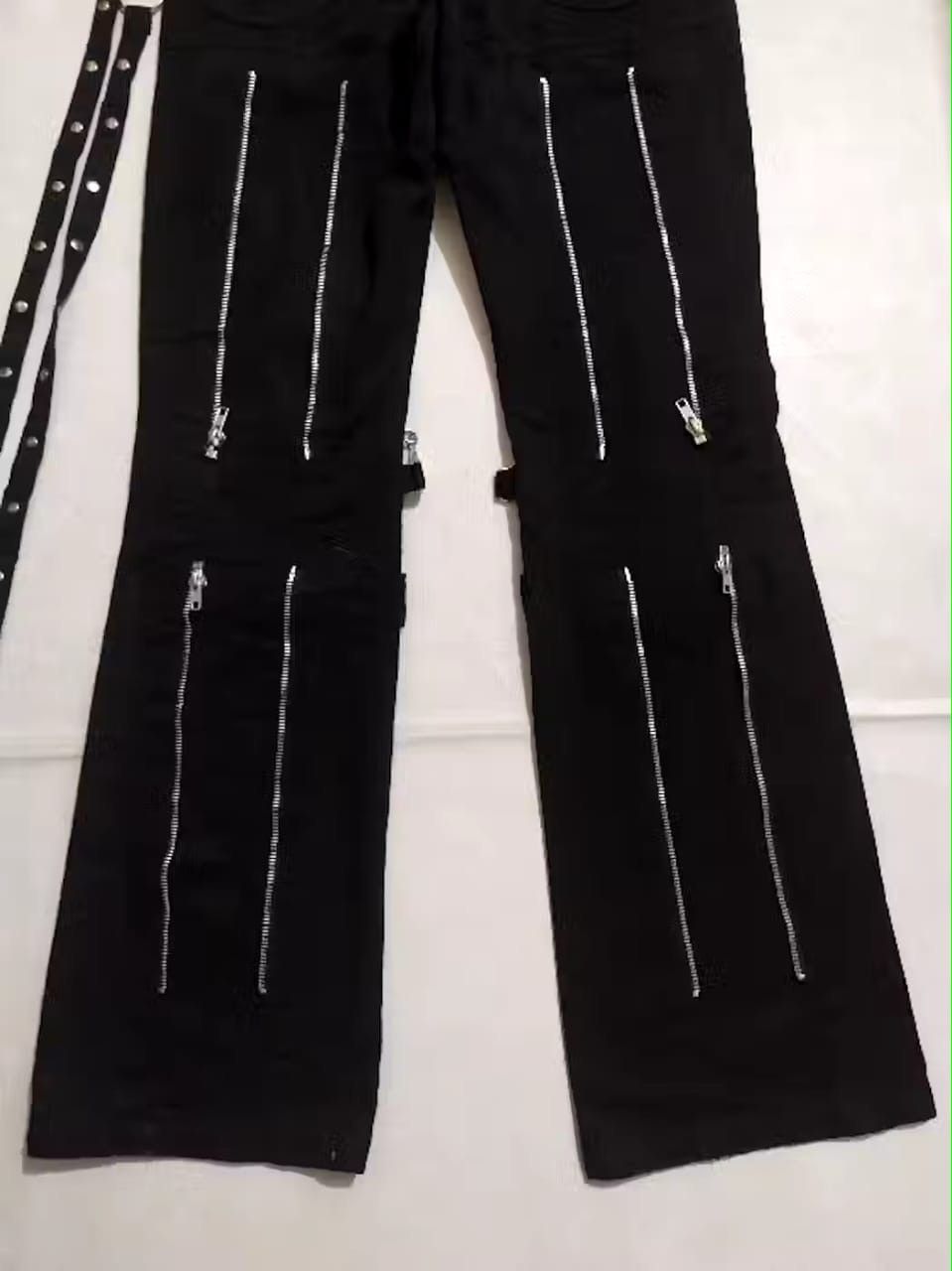 Japanese Brand Mad Punk Bondage Gothic With nice Back zipper Pants Size US 29 - 9 Thumbnail