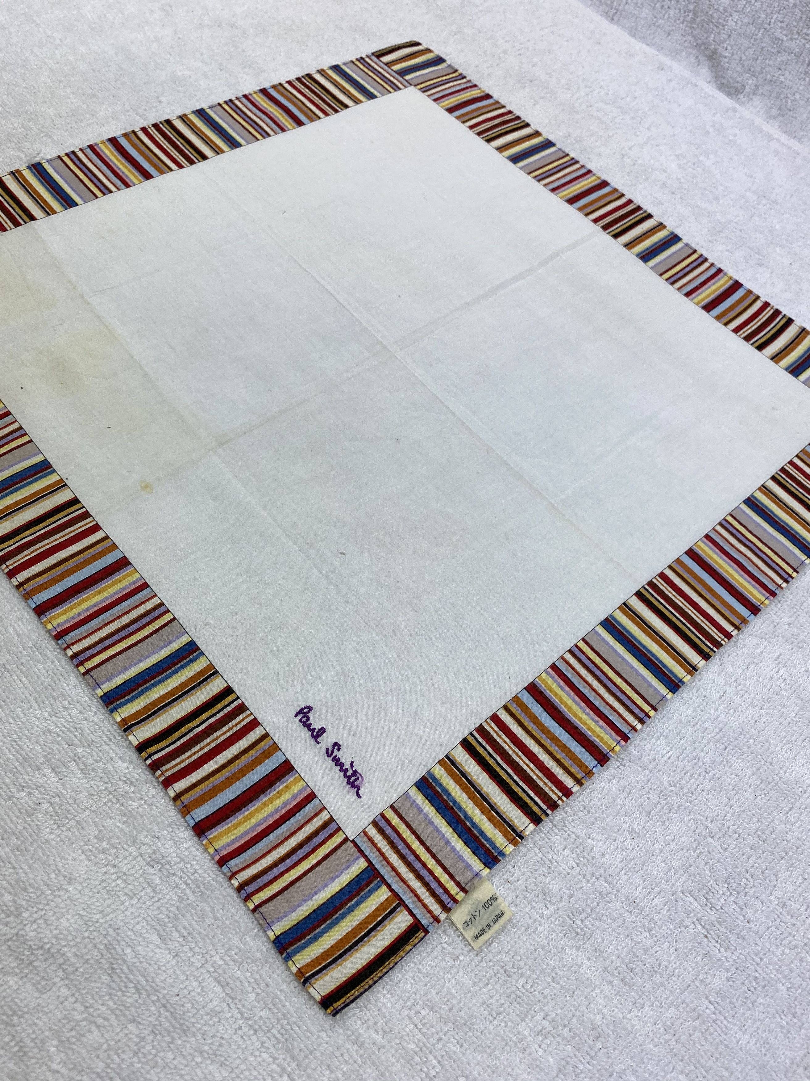 Paul Smith × Vintage Paul Smith Handkerchief / Bandana / Neckerchief Size ONE SIZE - 4 Thumbnail
