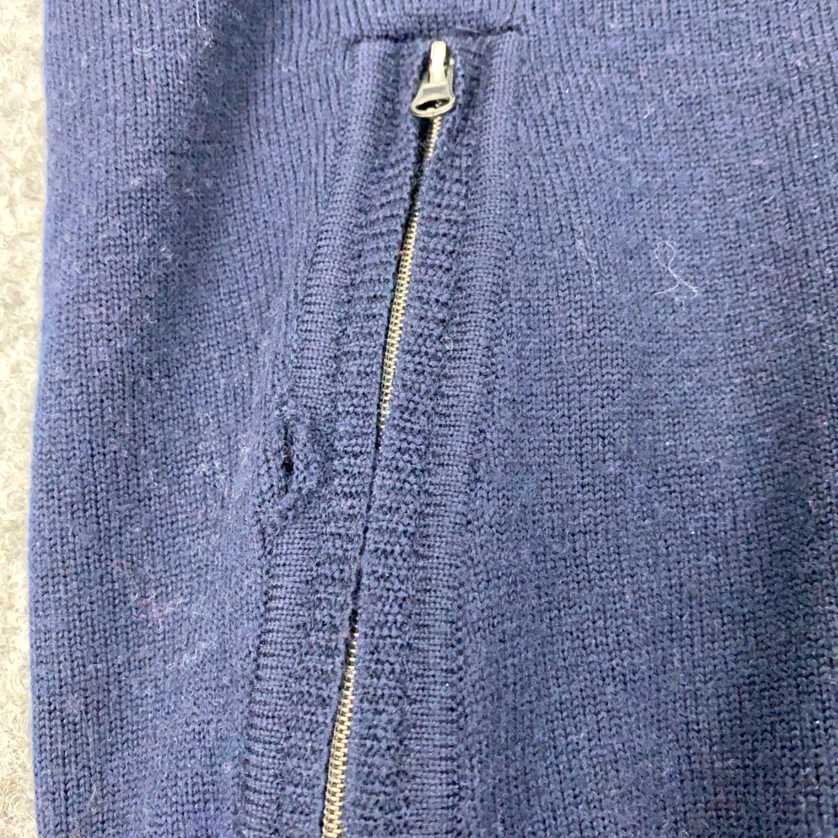 Footjoy FootJoy Jacket Men XL Blue Knit Wool Full Zip Mock Neck Lined Wool Embroidered Windbreaker Short Coat Size US XL / EU 56 / 4 - 3 Thumbnail