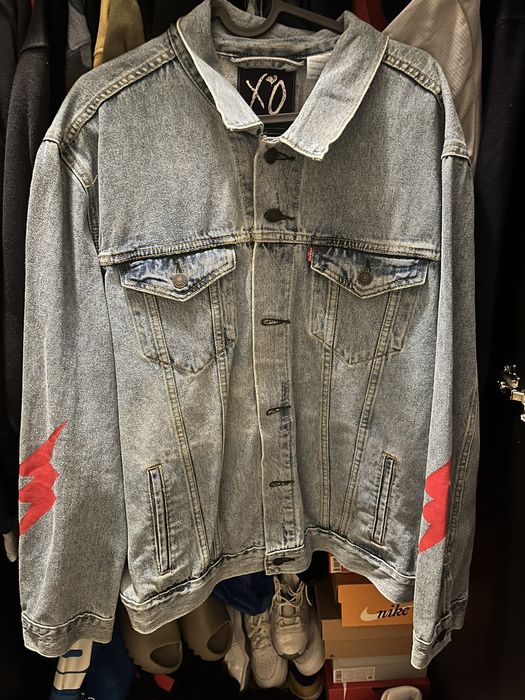 The weeknd cheap levis jacket