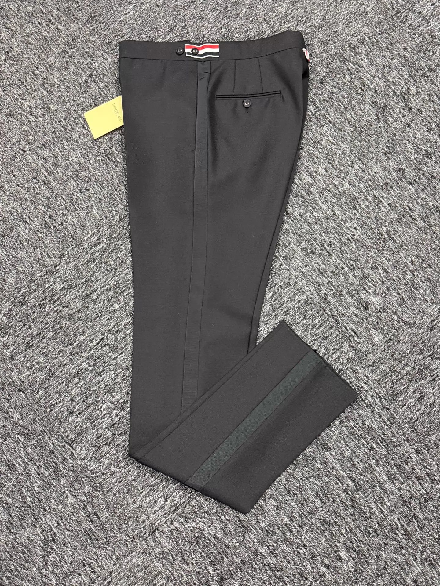 Thom Browne Thom Browne Men Rare Black Piping-Button Slim Pants Size 2 Size US 32 / EU 48 - 3 Thumbnail
