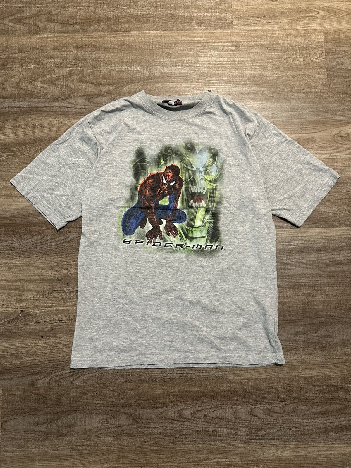 Marvel Comics RARE vintage 2002 toby Maguire spiderman/green goblin tee Size US XL / EU 56 / 4 - 1 Thumbnail