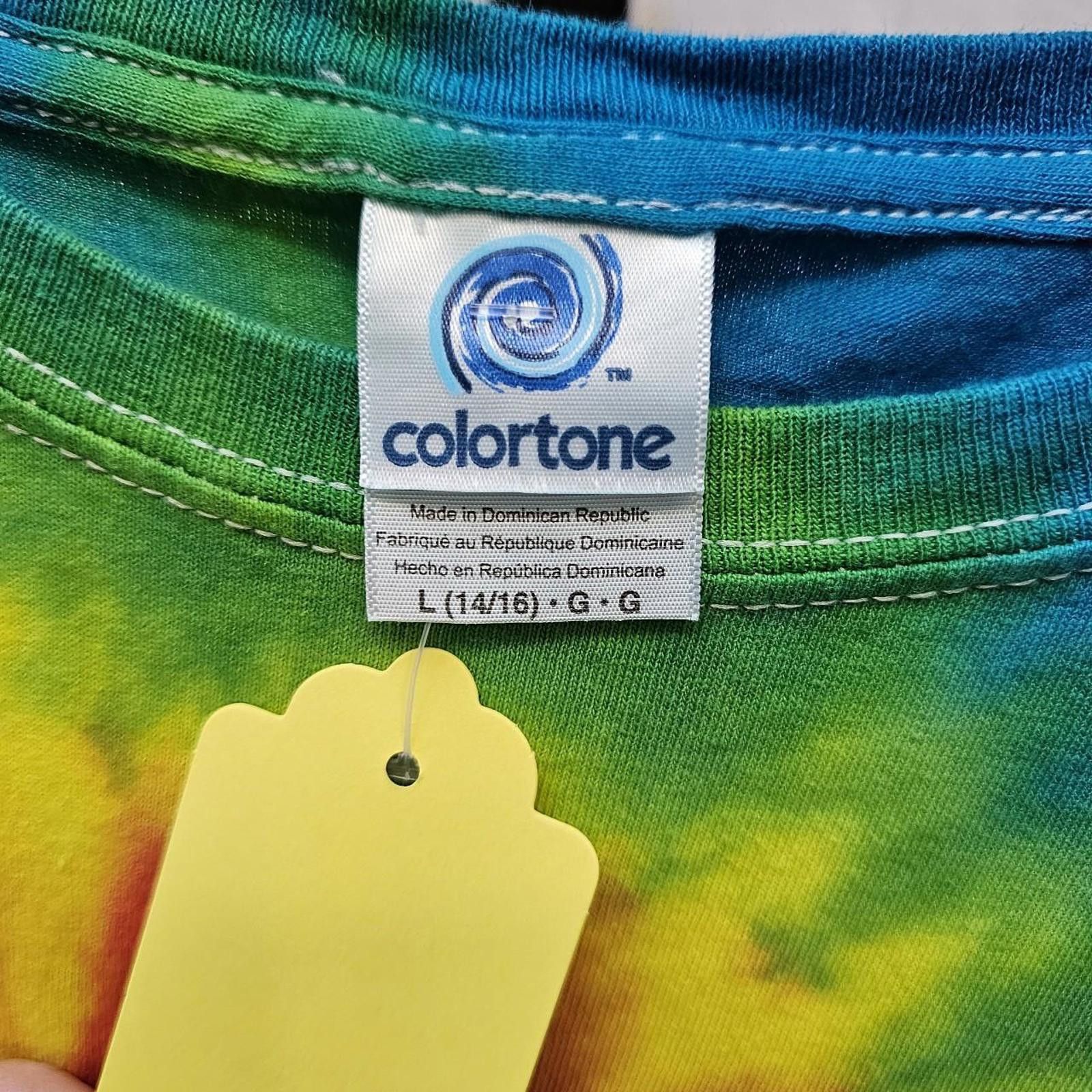 Other Kid's Multicolored Handmade Tie-Dye T-shirt Size US XXS / EU 40 - 2 Thumbnail