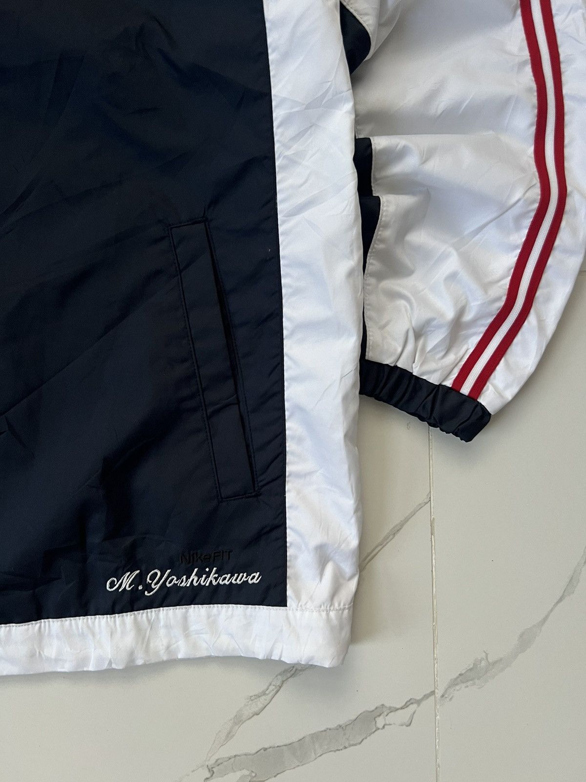 Nike × Vintage 90's NIKE MADE IN JAPAN YOSHIKAWA RARE RETRO TRACK JACKET Size US S / EU 44-46 / 1 - 2 Thumbnail
