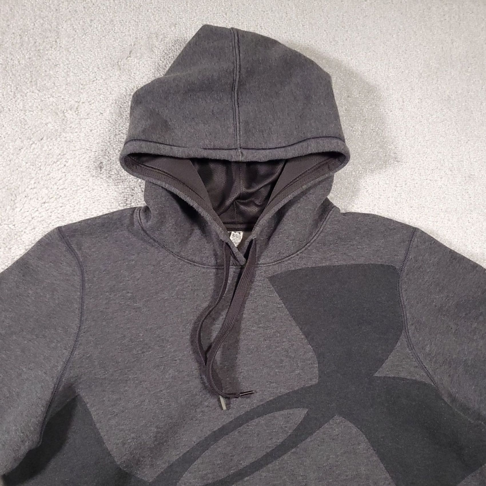 Under Armour Under Armour Hoodie Womens XL Gray Logo Pullover Semi-fitted All Seasons Gear Sweatshirt Casual Activewear Mens Womens Girls Size XL / US 12-14 / IT 48-50 - 3 Thumbnail