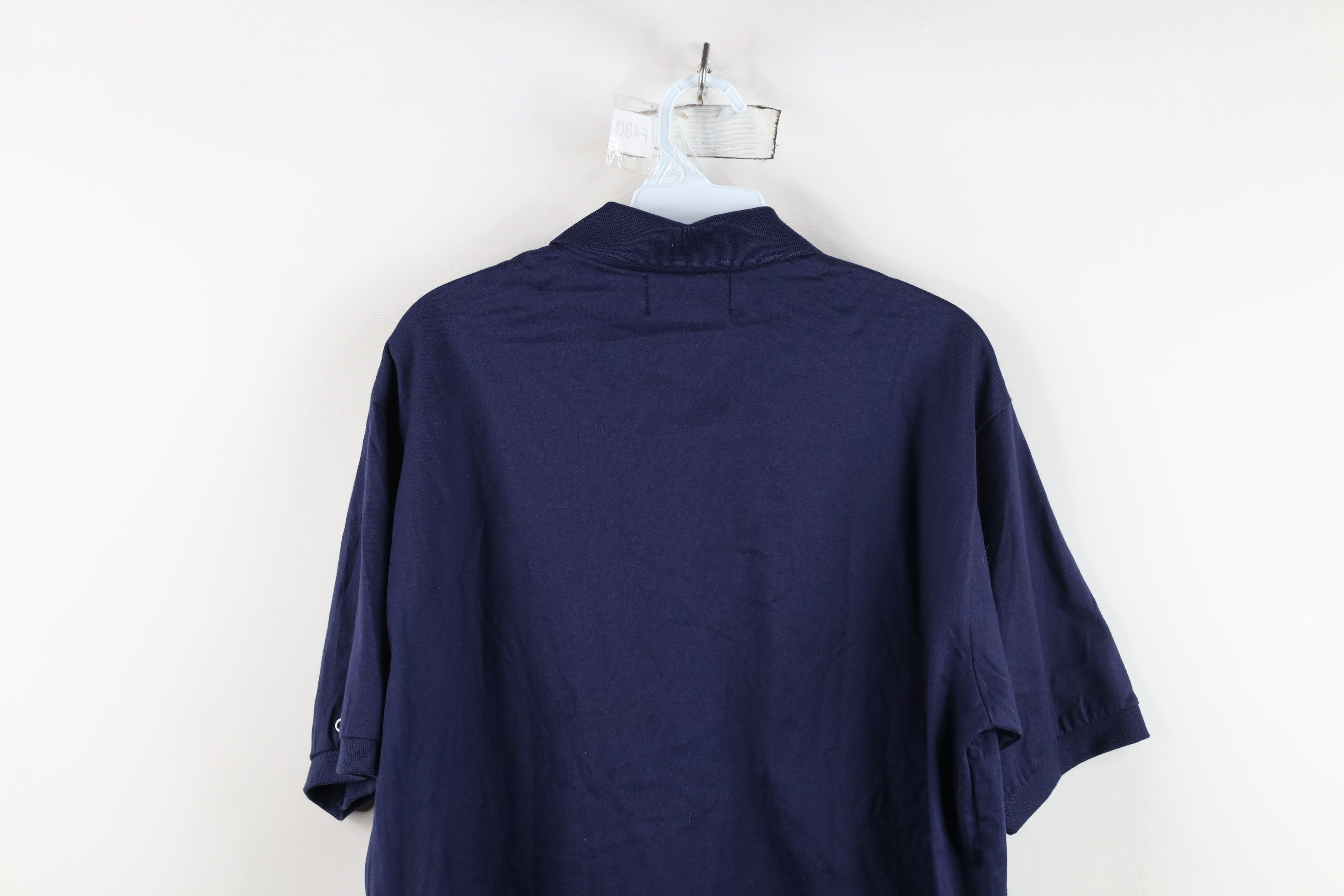 Vintage Vintage 70s Streetwear Collared Golf Polo Shirt Blue USA Size US L / EU 52-54 / 3 - 12 Thumbnail