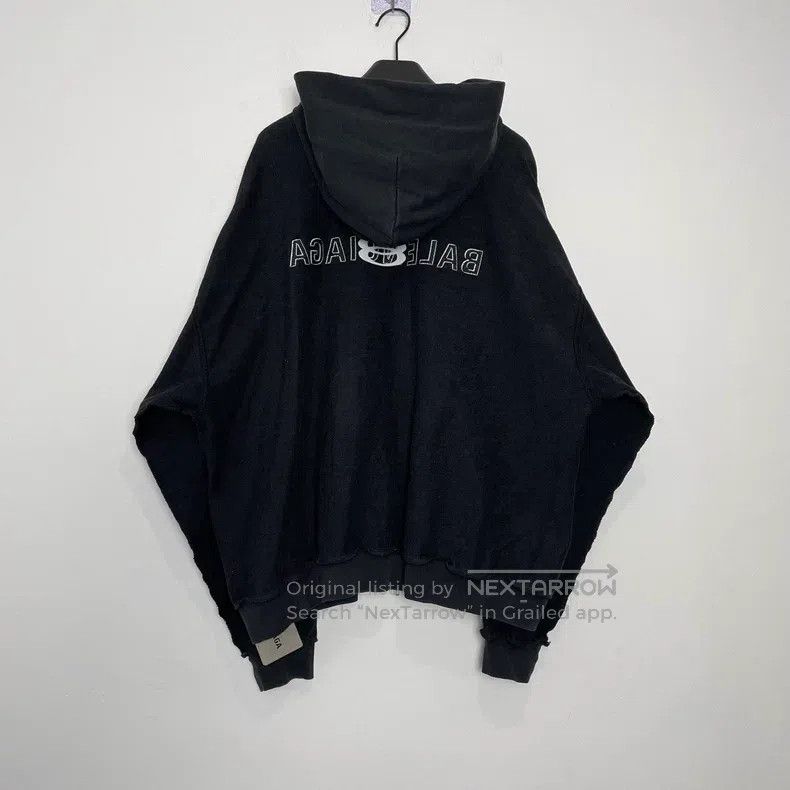 Balenciaga Balenciaga Inside out overlapping logo zipper sweatshirt Size US M / EU 48-50 / 2 - 2 Thumbnail