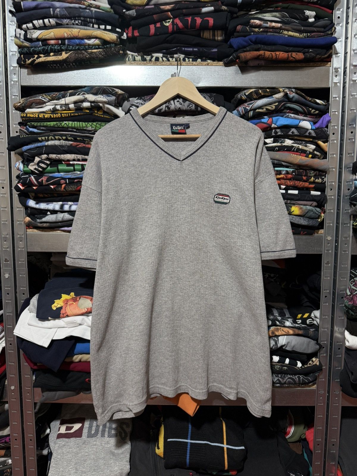 Kickers × Vintage Vintage 1990’s Kickers Skategang T-Shirt Y2K Hype Size US XXL / EU 58 / 5 - 1 Thumbnail