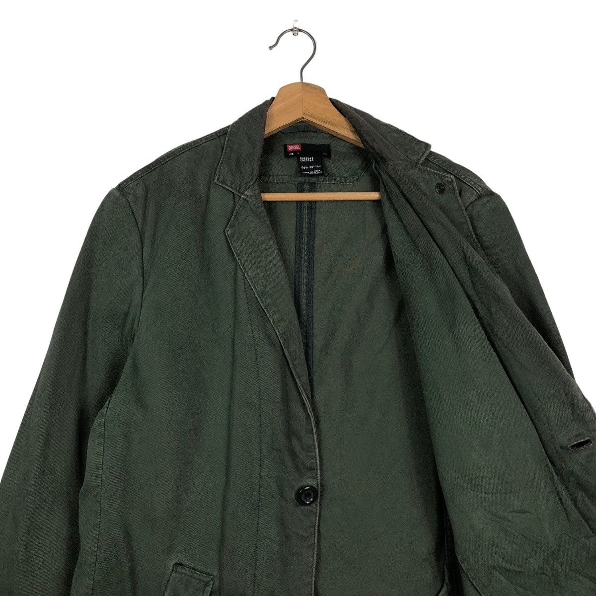 Diesel 📌VINTAGE CHORE MILITARY JACKET DIESEL BIKER Size US L / EU 52-54 / 3 - 6 Thumbnail