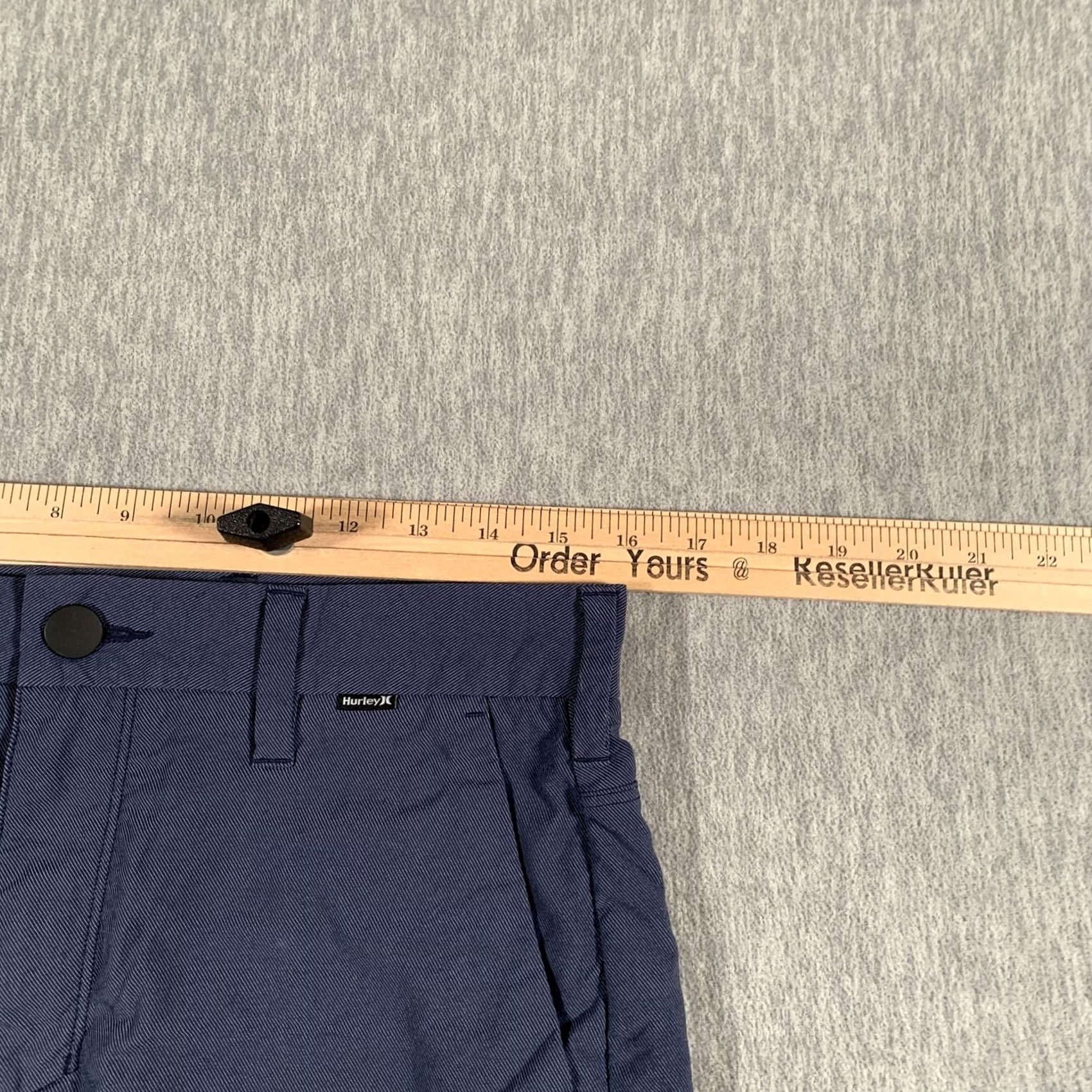 Hurley Hurley Mens Shorts 30 Navy Blue Chino Hybrid Golf Stretch Casual Nylon Blend Size US 30 / EU 46 - 6 Thumbnail