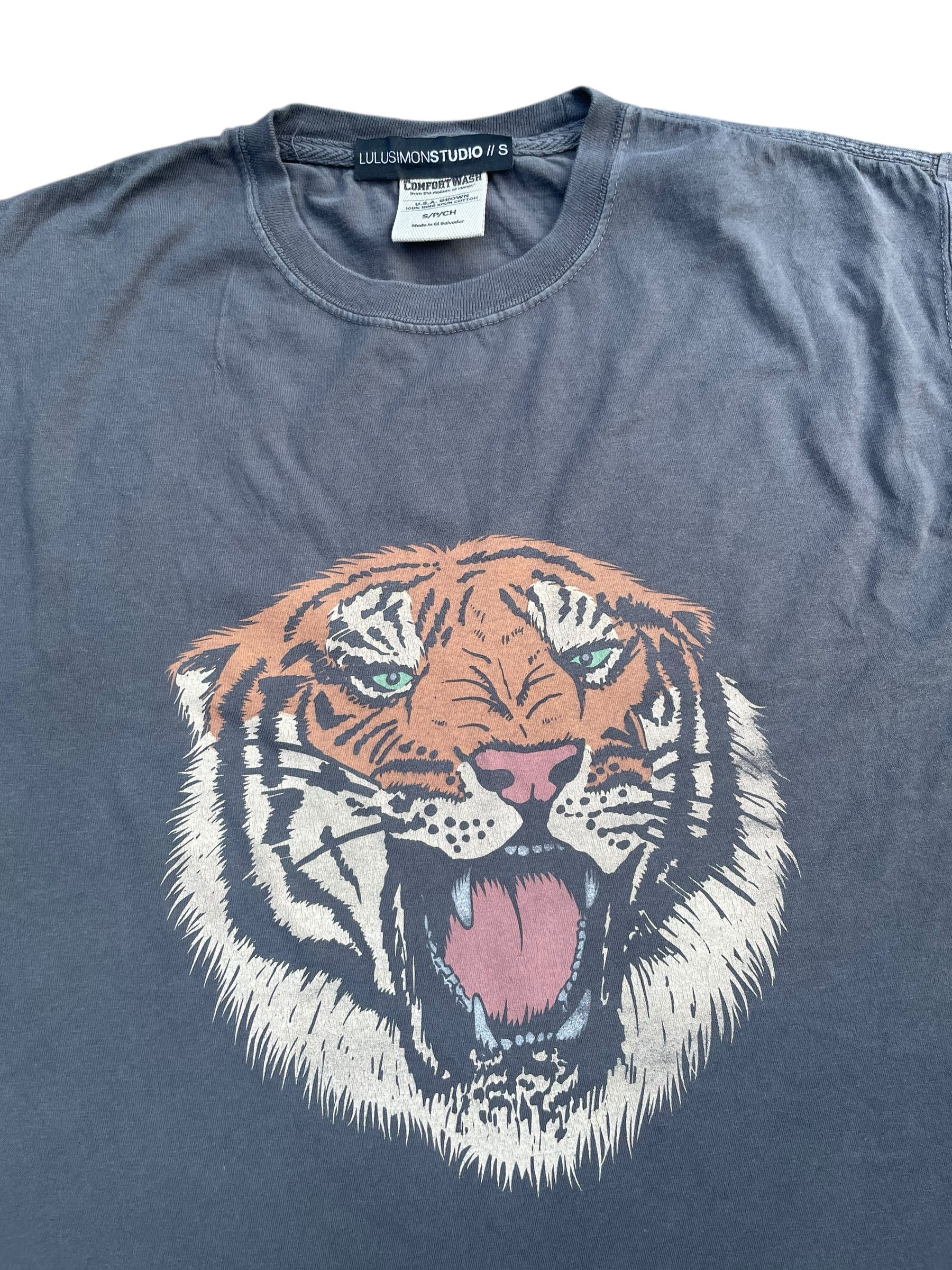 Designer Lulusimonstudio Tiger Tshirt Size US S / EU 44-46 / 1 - 3 Thumbnail
