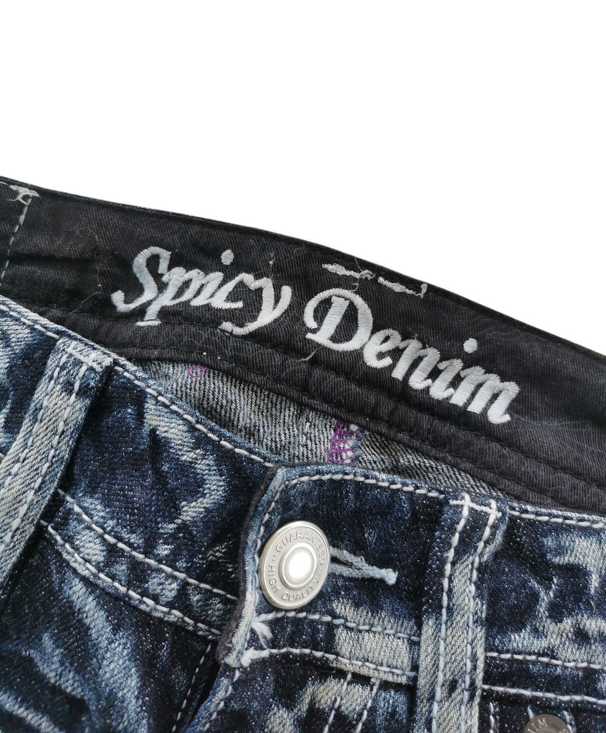 Theory Spice Denim Punk Jeans Flared Bootcuts Clawmark Whisker Boro Size 31" - 7 Thumbnail