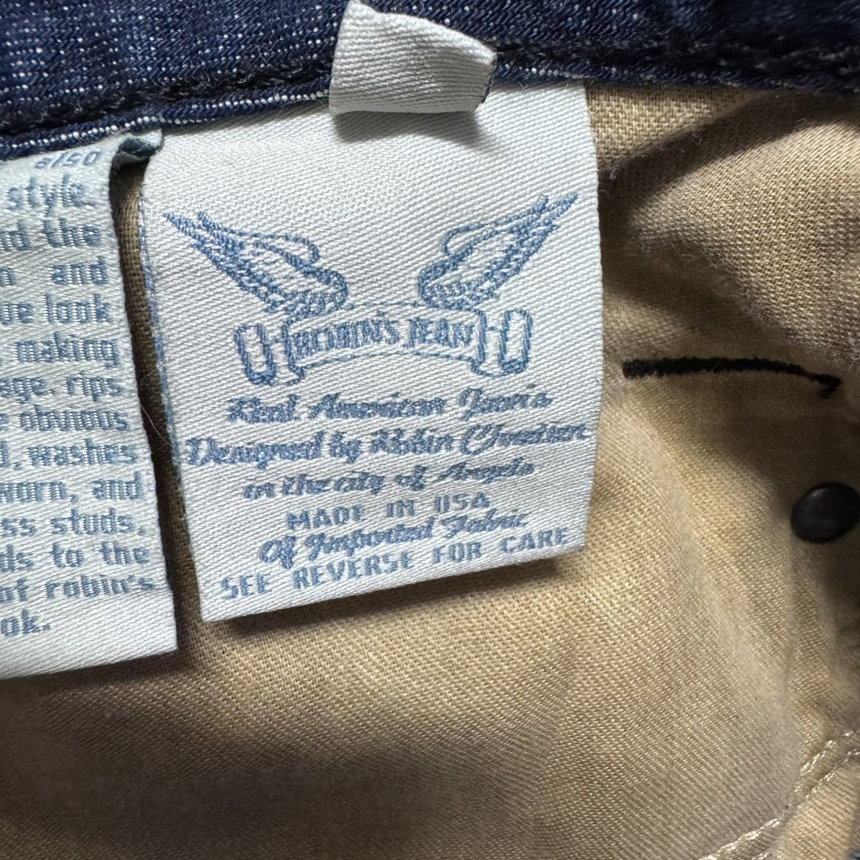 Robins Jeans Robins Jeans R Pocket Denim Jeans Size US 34 / EU 50 - 22 Thumbnail