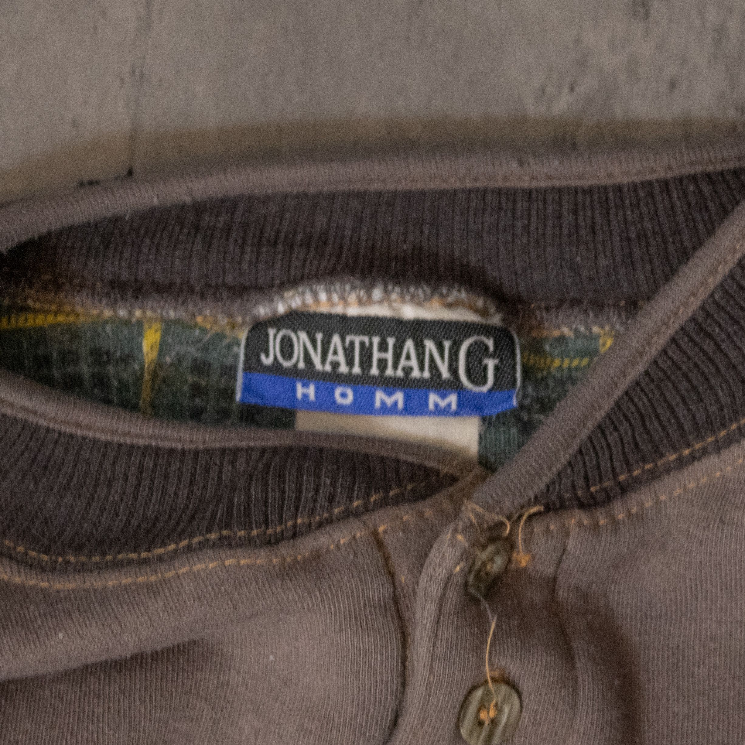Vintage 1990s Johnson Homme Cropped and Boxy Crewneck Sweater Size US M / EU 48-50 / 2 - 7 Thumbnail