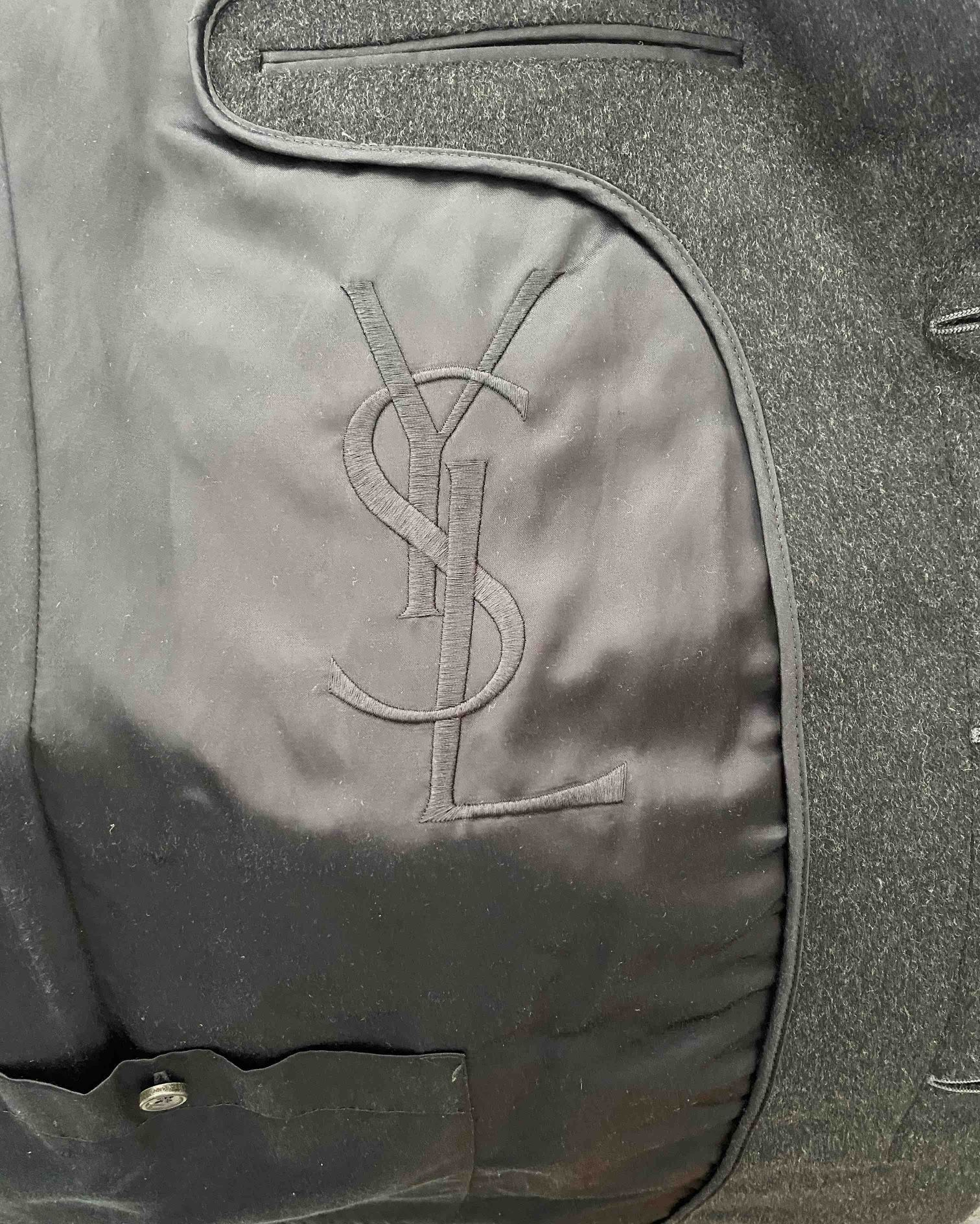 Yves Saint Laurent Yves Saint Laurent Wool Coat Size US L / EU 52-54 / 3 - 4 Thumbnail