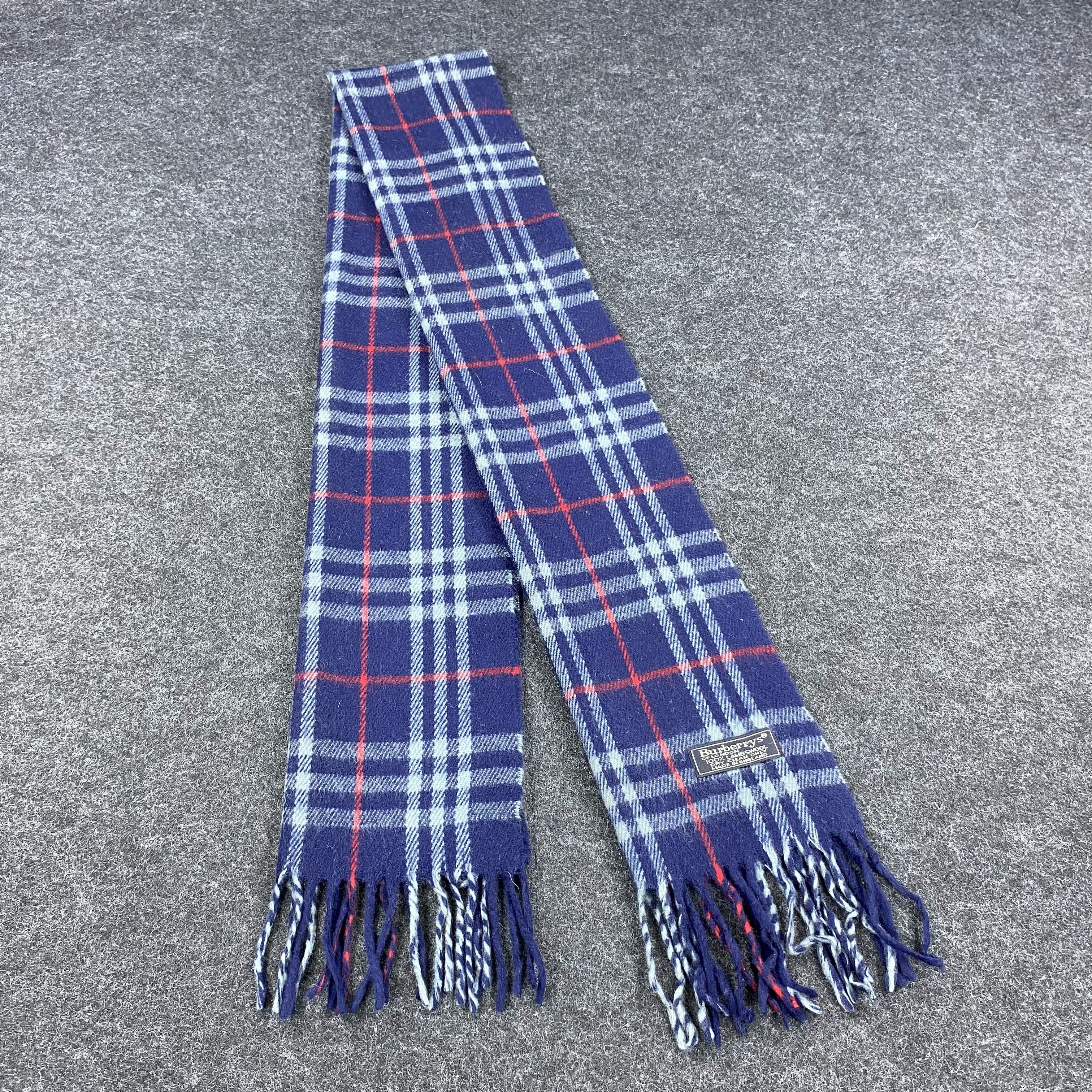 Burberry × Vintage GF10232 Burberry Scarf Neck Wear Muffler Nova Check Size ONE SIZE - 1 Thumbnail