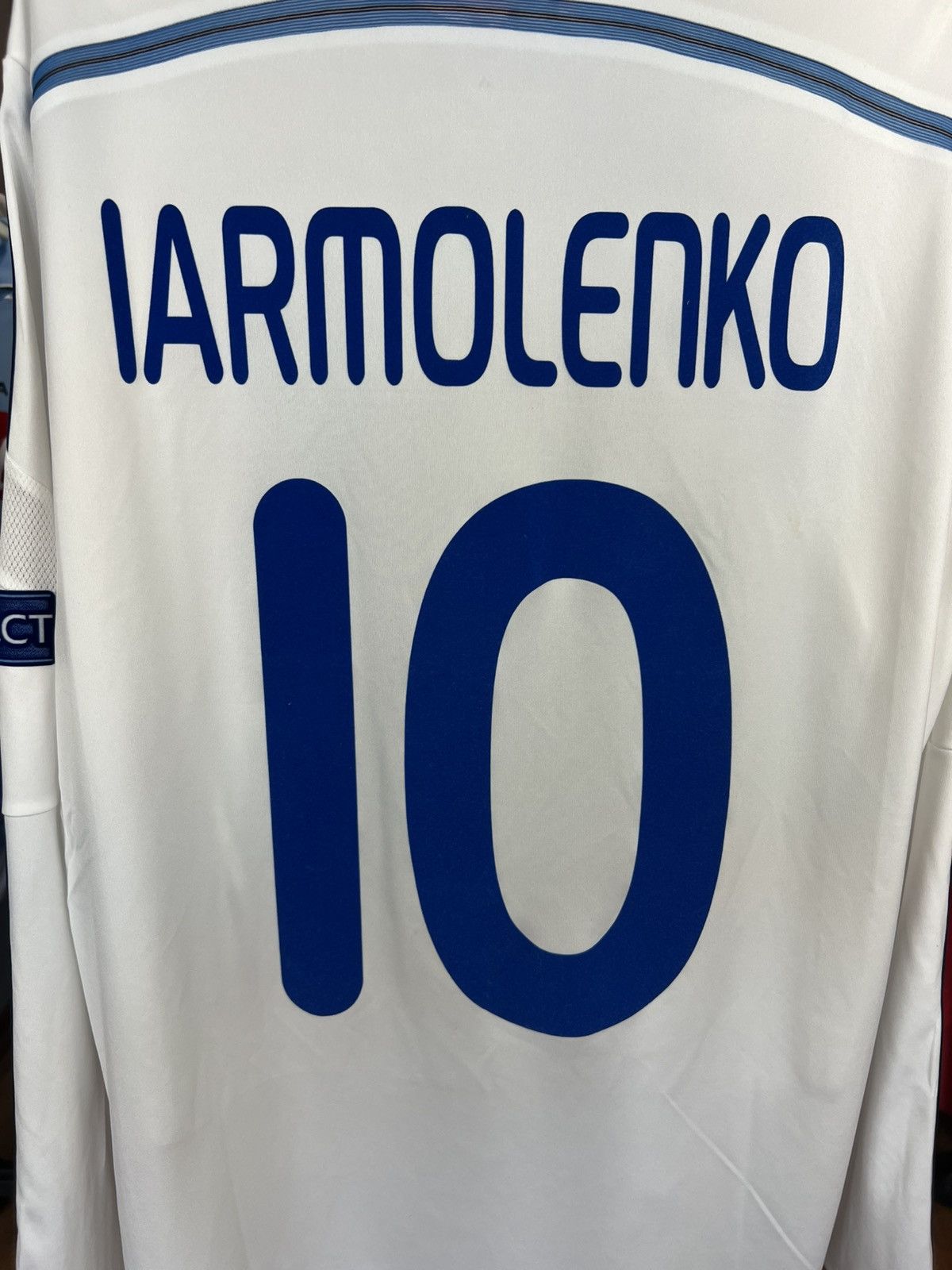 Adidas Soccer Jersey Adidas Dynamo Kyiv 2015/16 Yarmolenko #10 Size US L / EU 52-54 / 3 - 8 Thumbnail