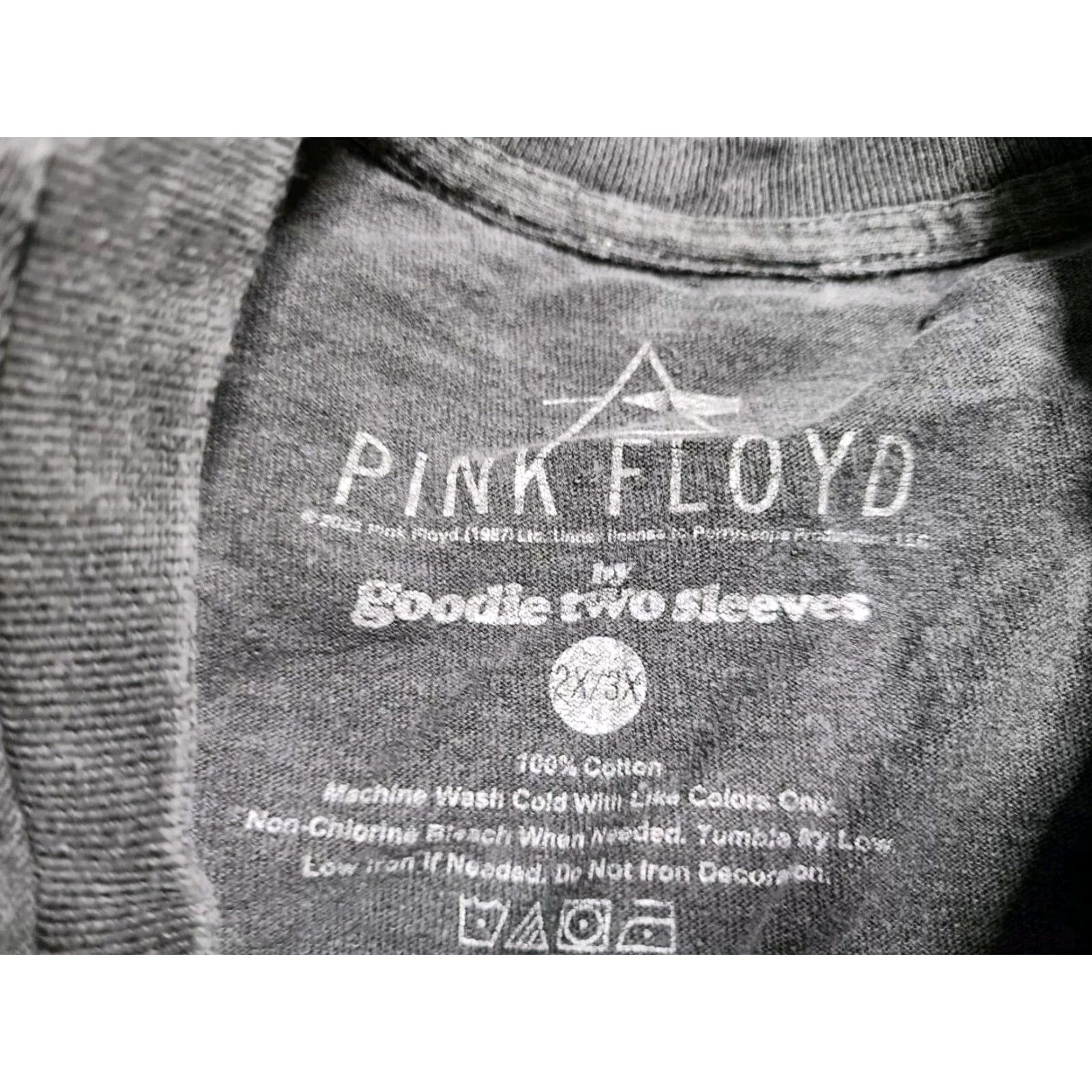 Vintage VINTAGE Pink Floyd Grunge Oversized Long Sleeve T-Shirt 2XL Gray Graphic 80s Music Unisex Adults Size US XXL / EU 58 / 5 - 4 Thumbnail