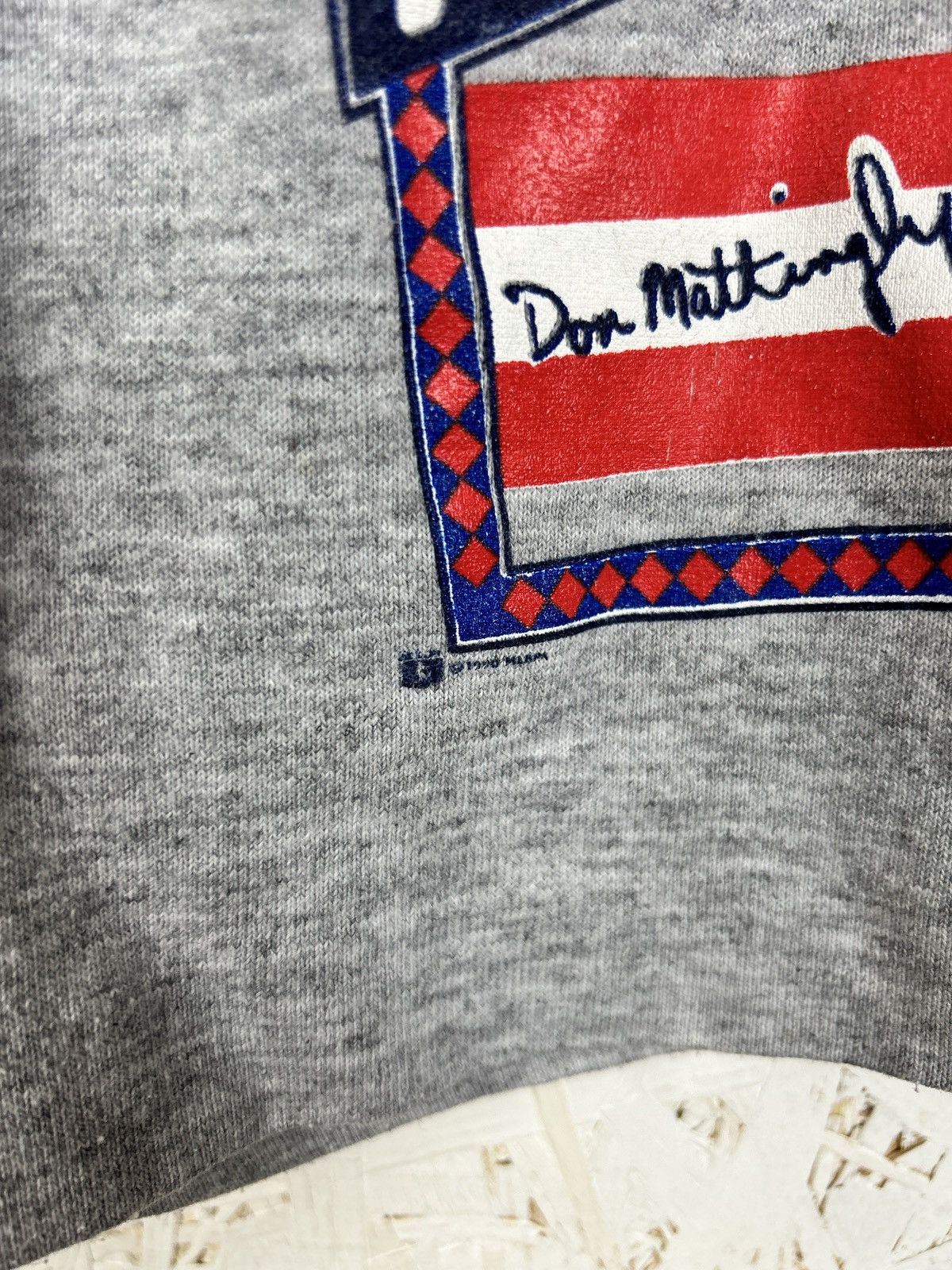 Nutmeg 90s Nutmeg 1990 MLB Don Mattingly #23 NY Yankees Shorts Size US 34 / EU 50 - 4 Thumbnail