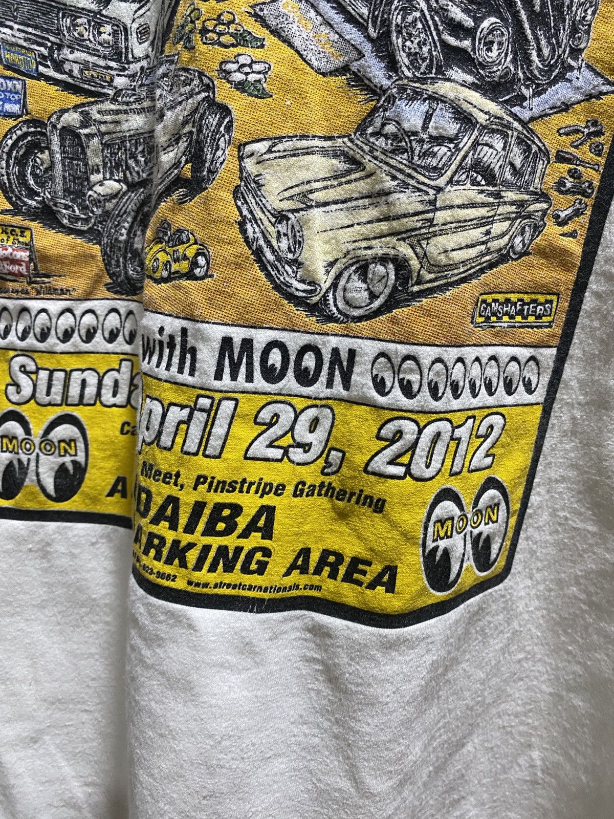 Sports Specialties Vintage 2012 Mooneyes Street Car National T-shirt Size US L / EU 52-54 / 3 - 5 Thumbnail