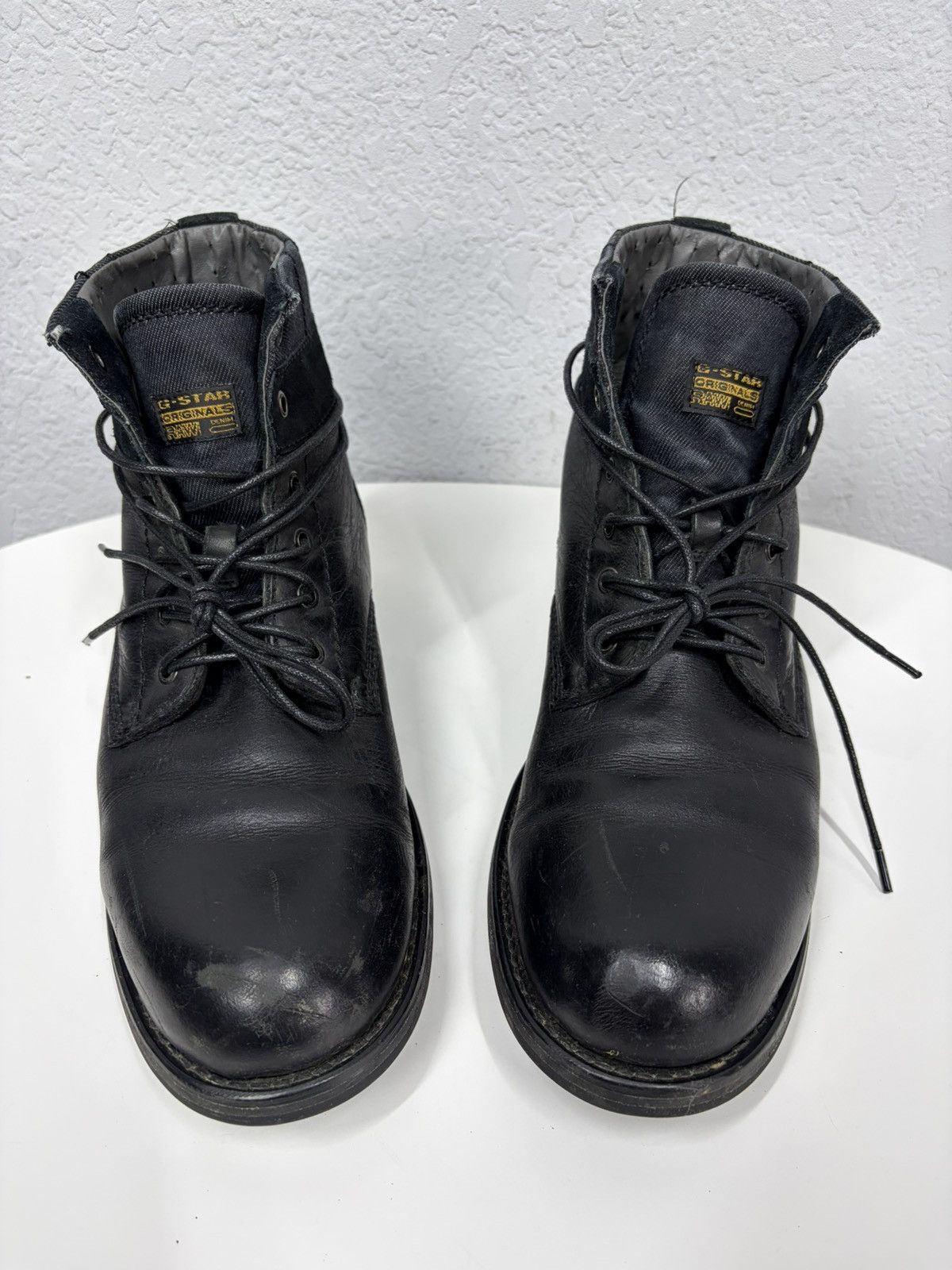 Hedi Slimane Vintage 00s Guidi CCP Style Distressed Leather Biker Boots Size US 9 / EU 42 - 11 Thumbnail