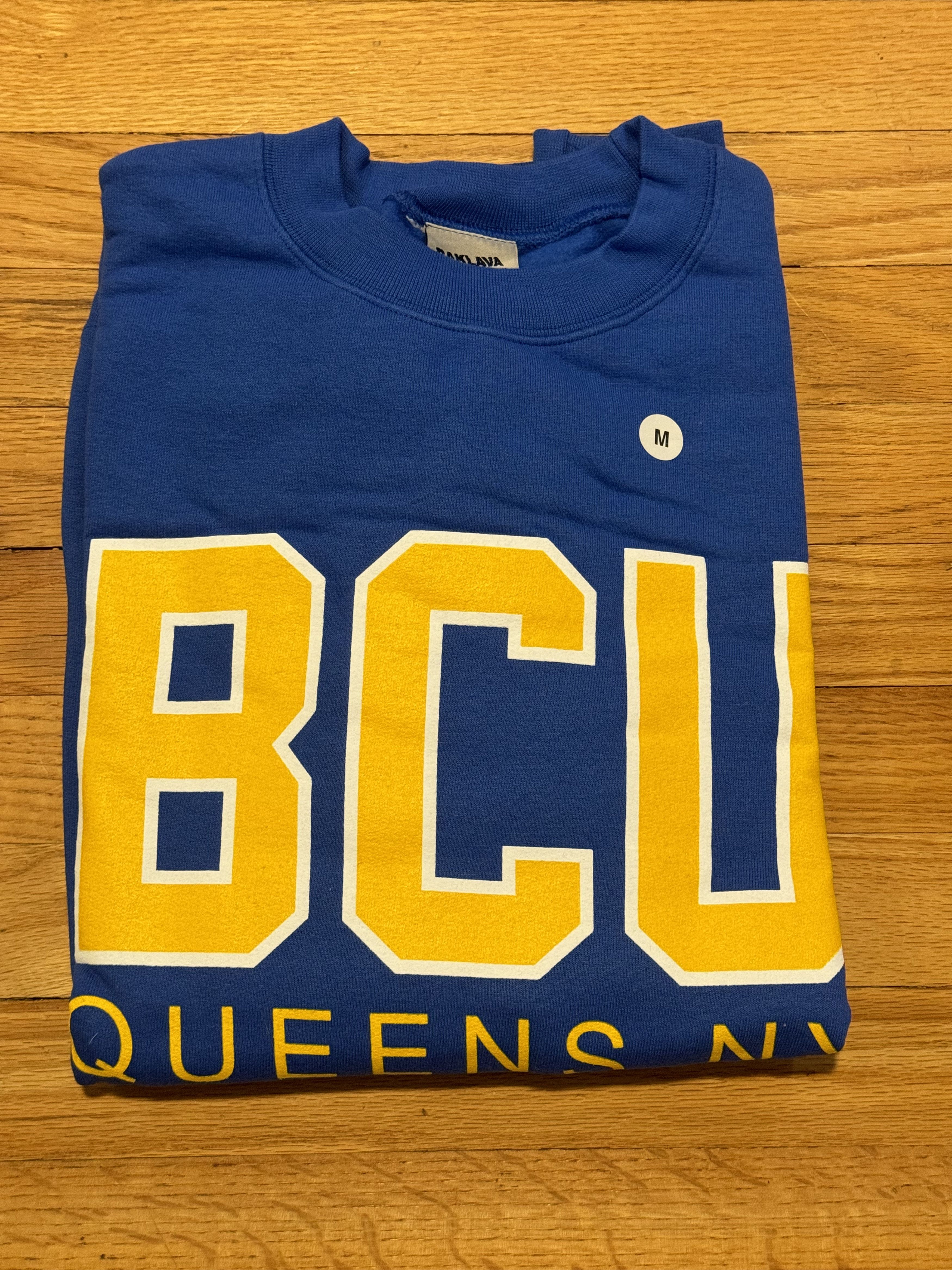 Action Bronson Blue Chips University "BCU" Champion Crewneck - Blue Size M Size US M / EU 48-50 / 2 - 10 Thumbnail