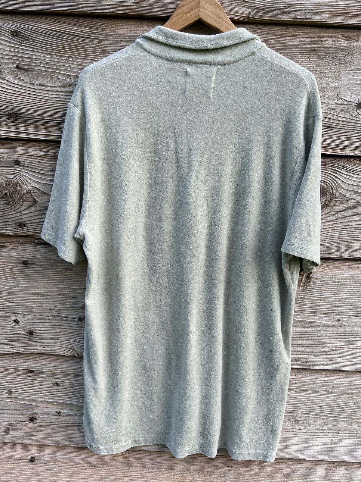 A Day's March A Day's March Terry Towell Pocket Polo Shirt In Beige Size US XL / EU 56 / 4 - 5 Thumbnail