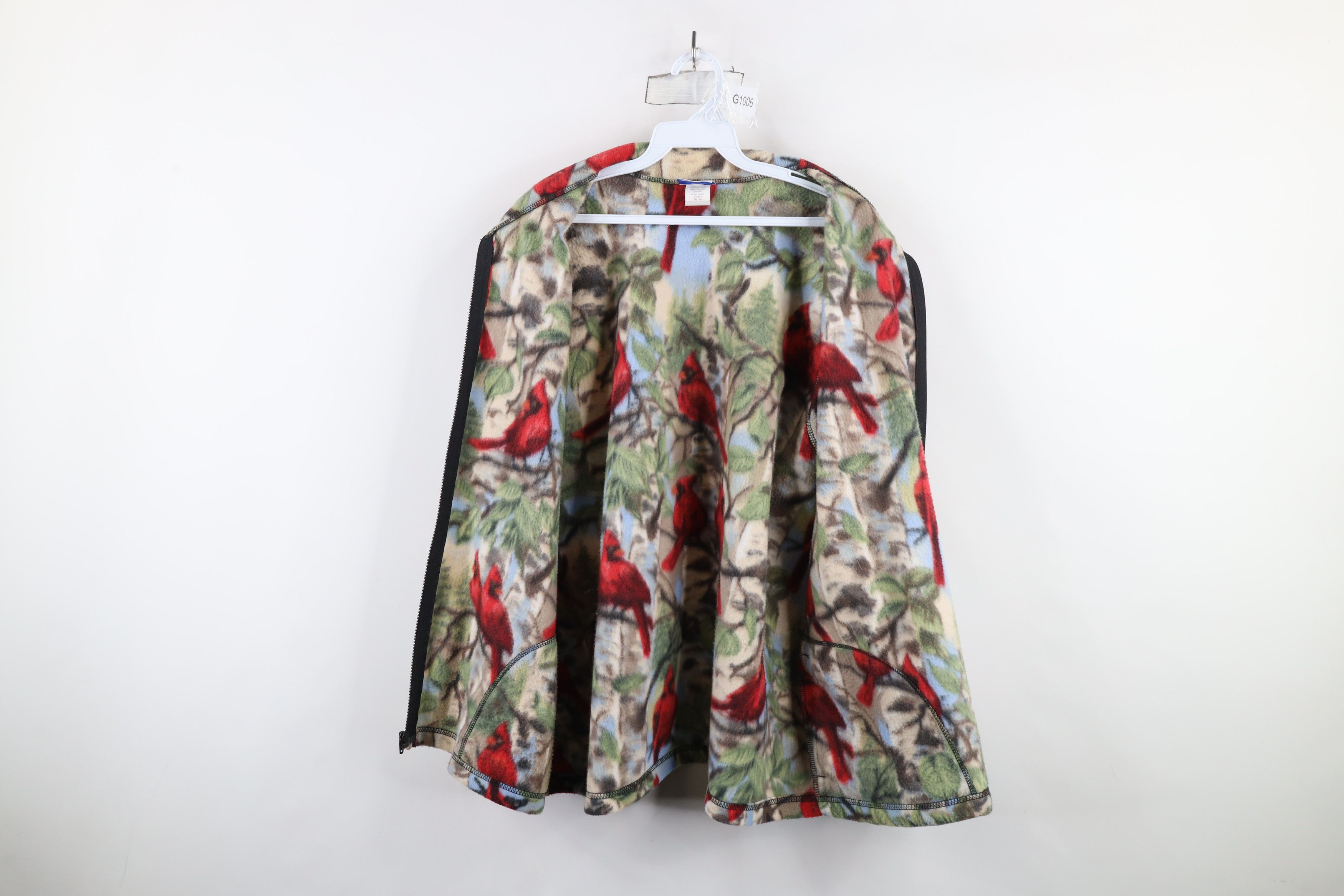 Vintage Vintage 90s Streetwear All Over Print Fleece Vest Jacket USA Size XL / US 12-14 / IT 48-50 - 10 Thumbnail