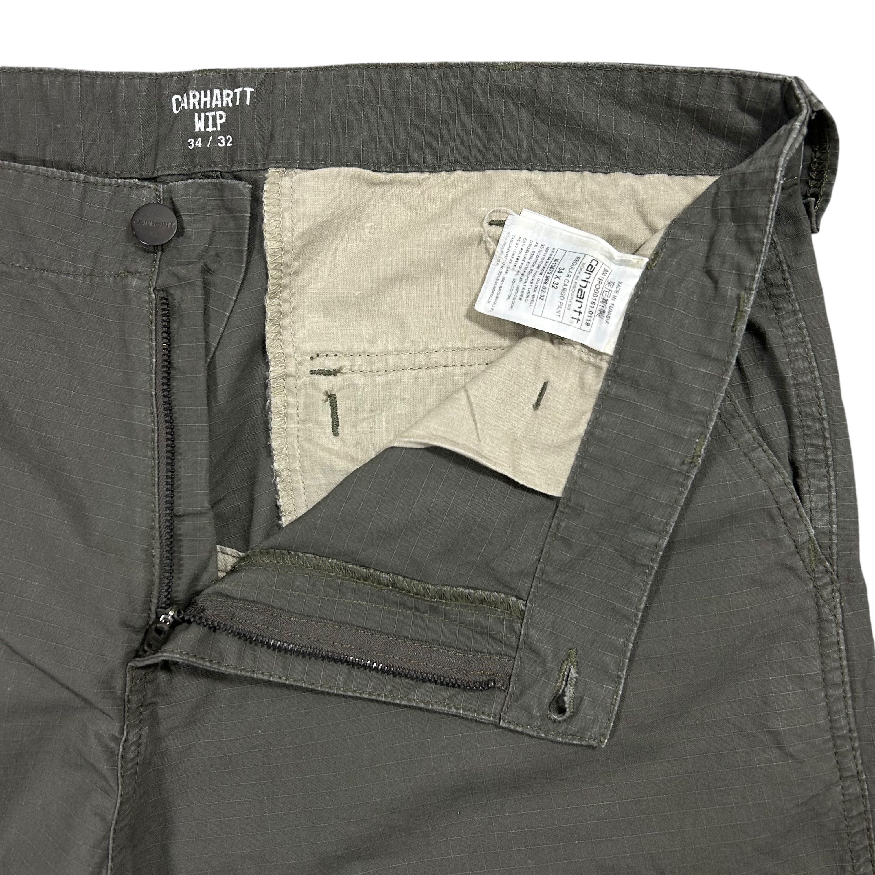 Carhartt Carhartt Regular Cargo Pant Straight Cotton Khaki W34L32 Size US 34 / EU 50 - 3 Thumbnail
