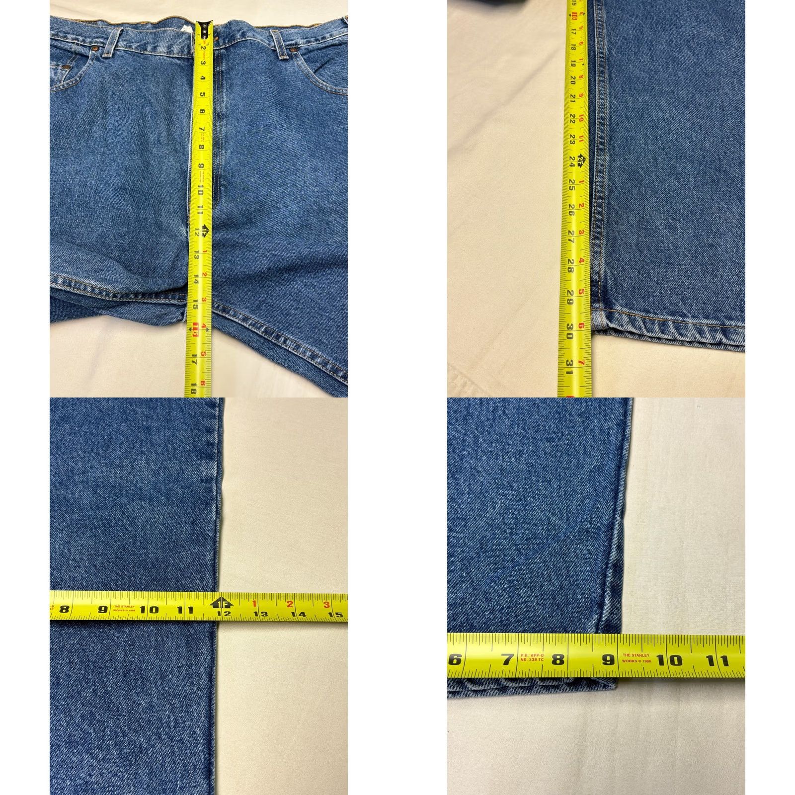 Levi's VINTAGE Levi's 545 Loose Fit Jeans Mens 46x30 Medium Wash Denim Straight Leg Size US 30 / EU 46 - 9 Thumbnail