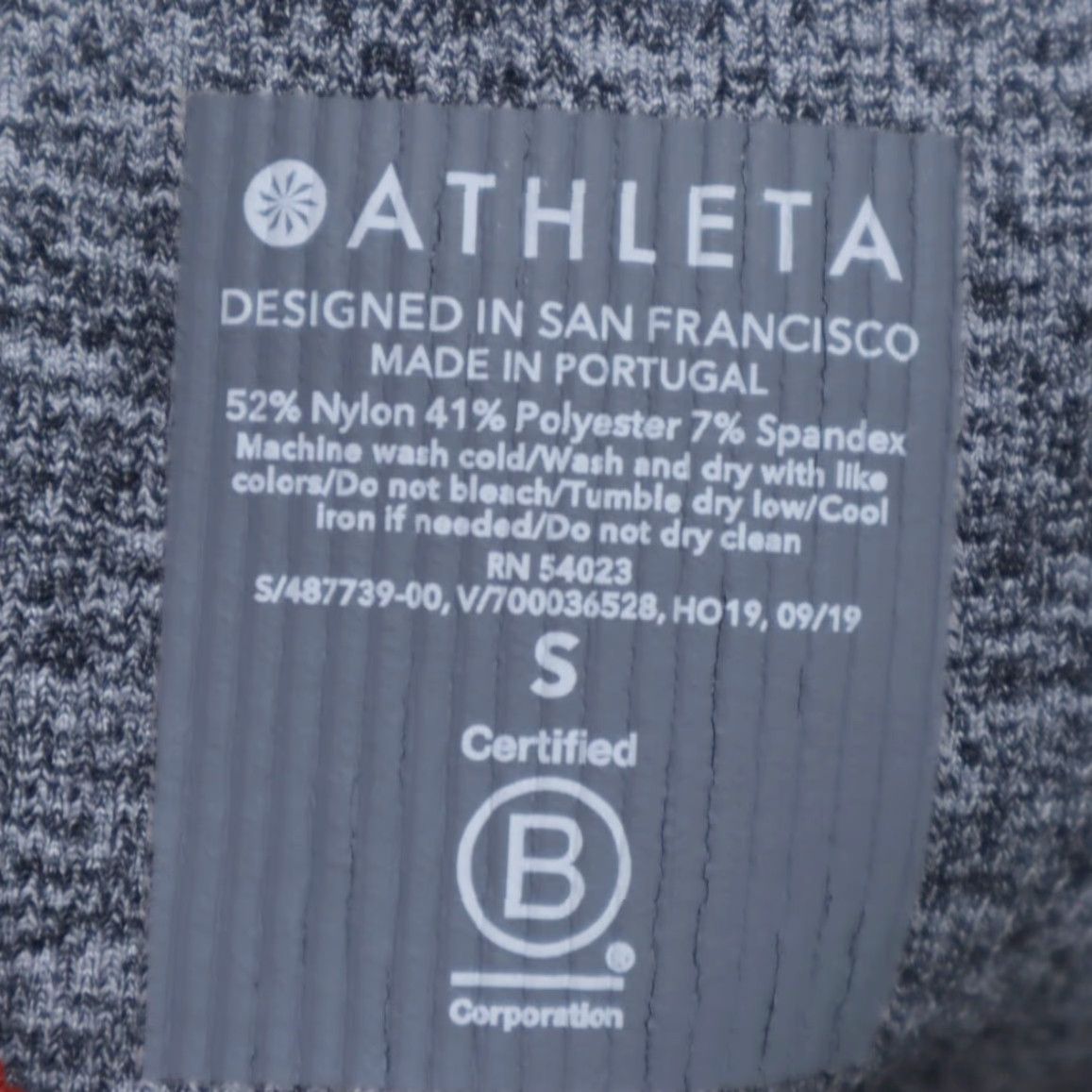 Athleta Athleta Leggings Womens S Gray Andes High Rise Nylon Woven Stretch Pants Regular Fit Activewear Size 28" / US 6 / IT 42 - 5 Thumbnail