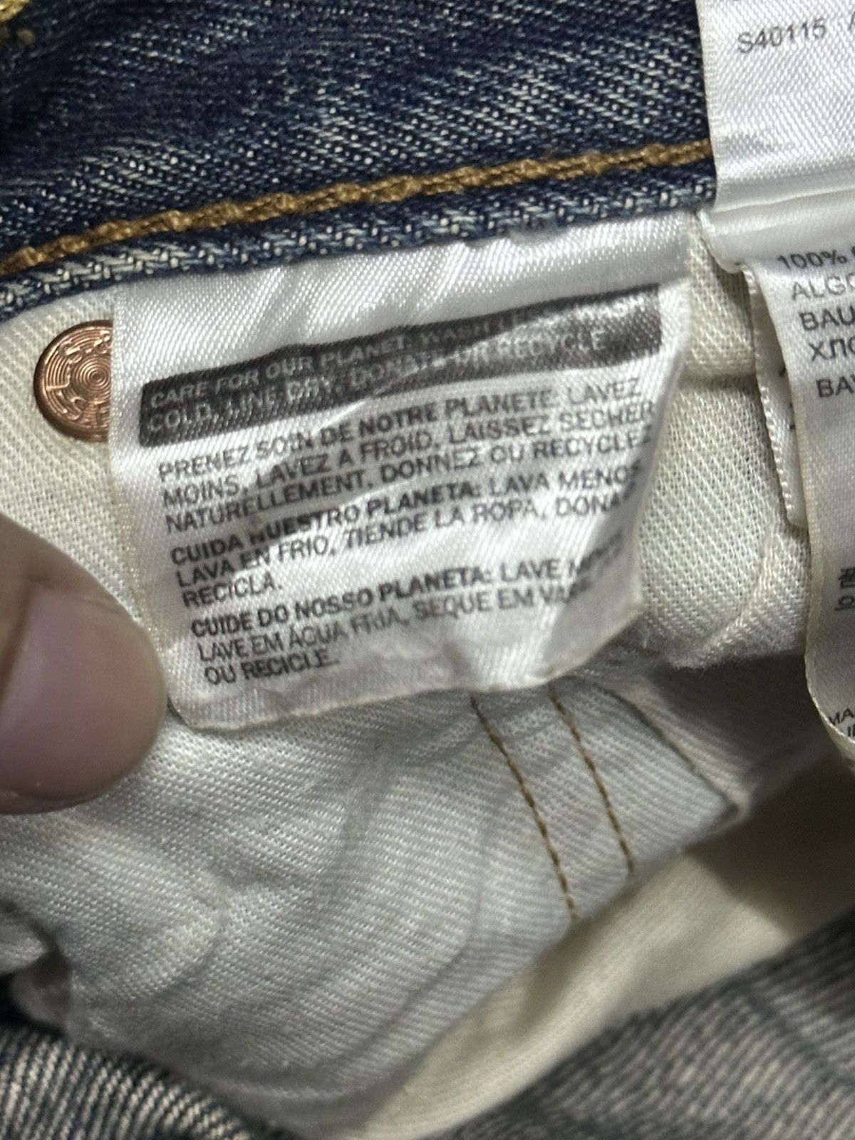 Levi's Levis Straus & Co Straight Loose Style With Faded Wash Size US 33 - 8 Thumbnail