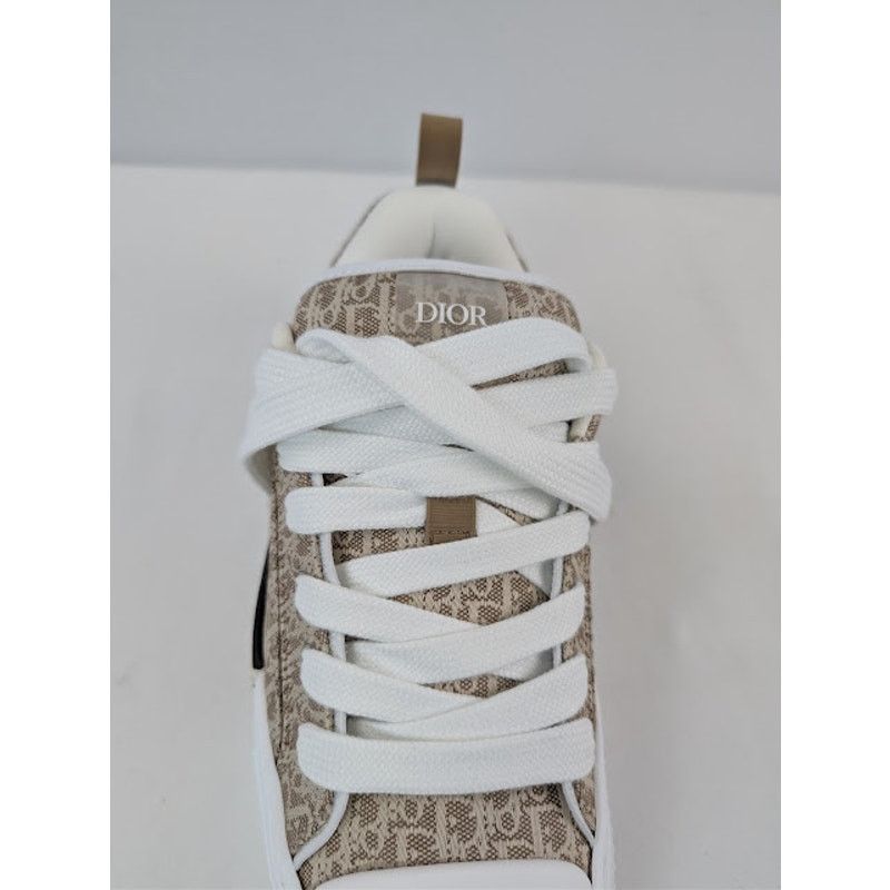 Dior o1rshd1 Skater Canvas Sneaker in Beige Size US 8 / EU 41 - 15 Thumbnail