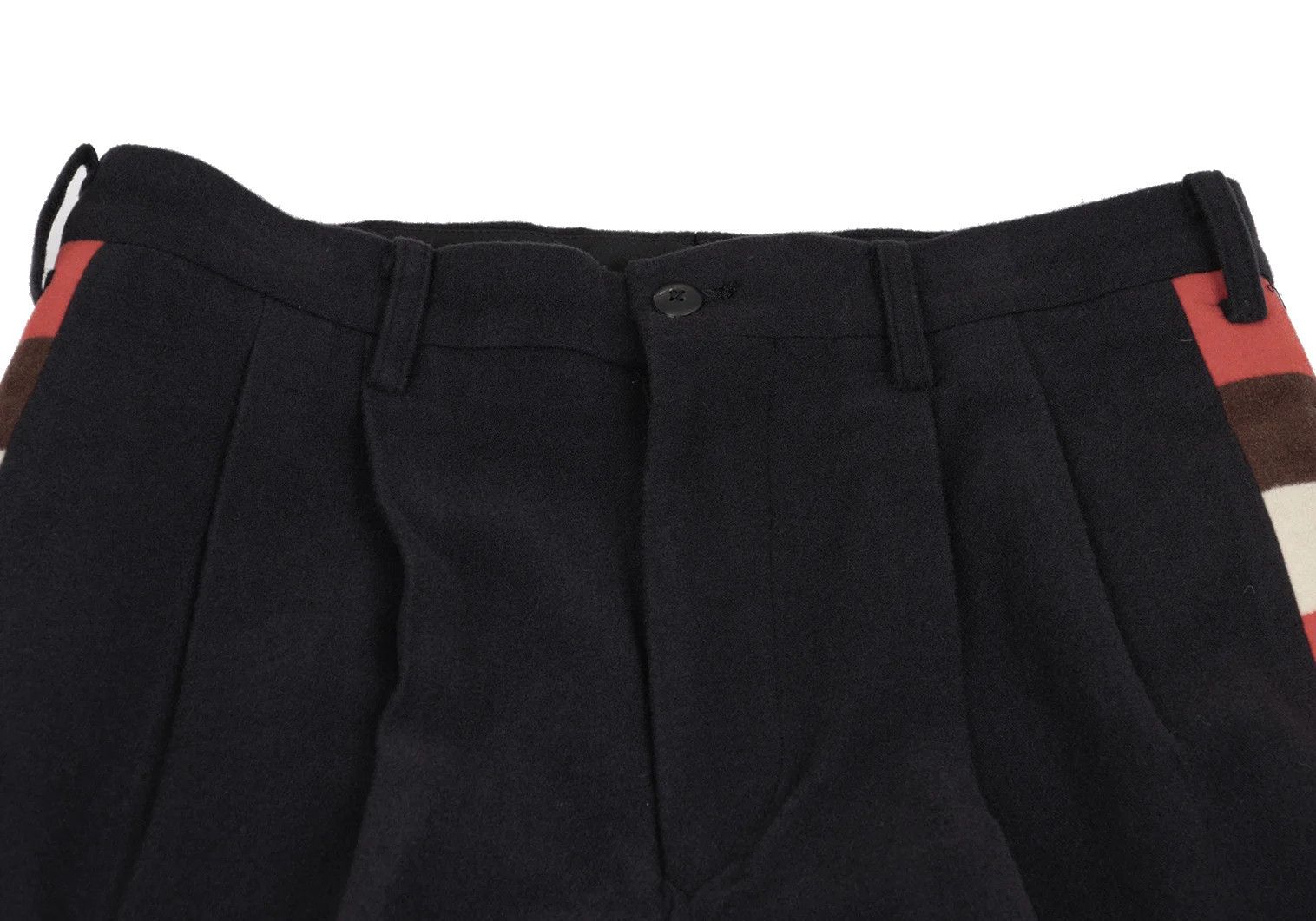 Yohji Yamamoto Yohji Yamamoto Felt Wool Pants Dark Navy S Size US 30 / EU 46 - 3 Thumbnail
