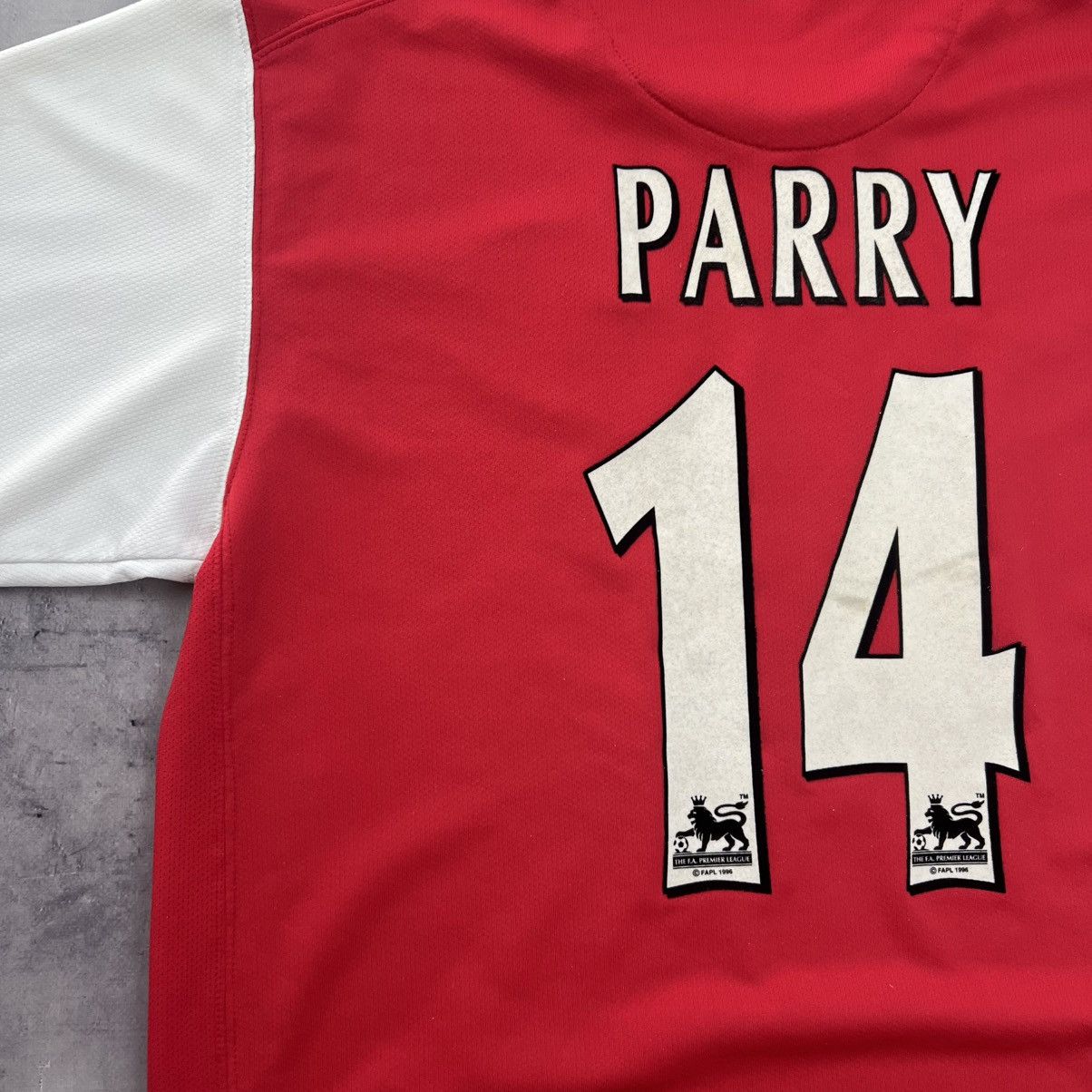 Other Rare! Parry 14 Nike Arsenal Soccer Jersey Shirt 00s Size US M / EU 48-50 / 2 - 21 Thumbnail