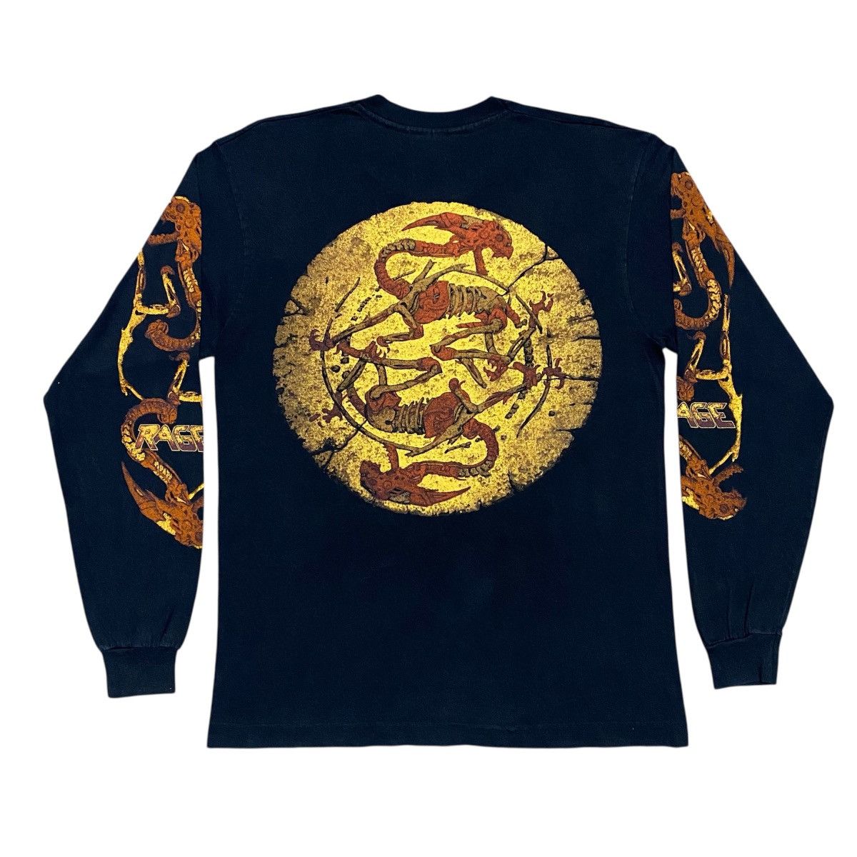 Band Tees Rare‼️🔥Vintage Rage The Missing Link Album Long Sleeve Tshirt Size US M / EU 48-50 / 2 - 2 Thumbnail